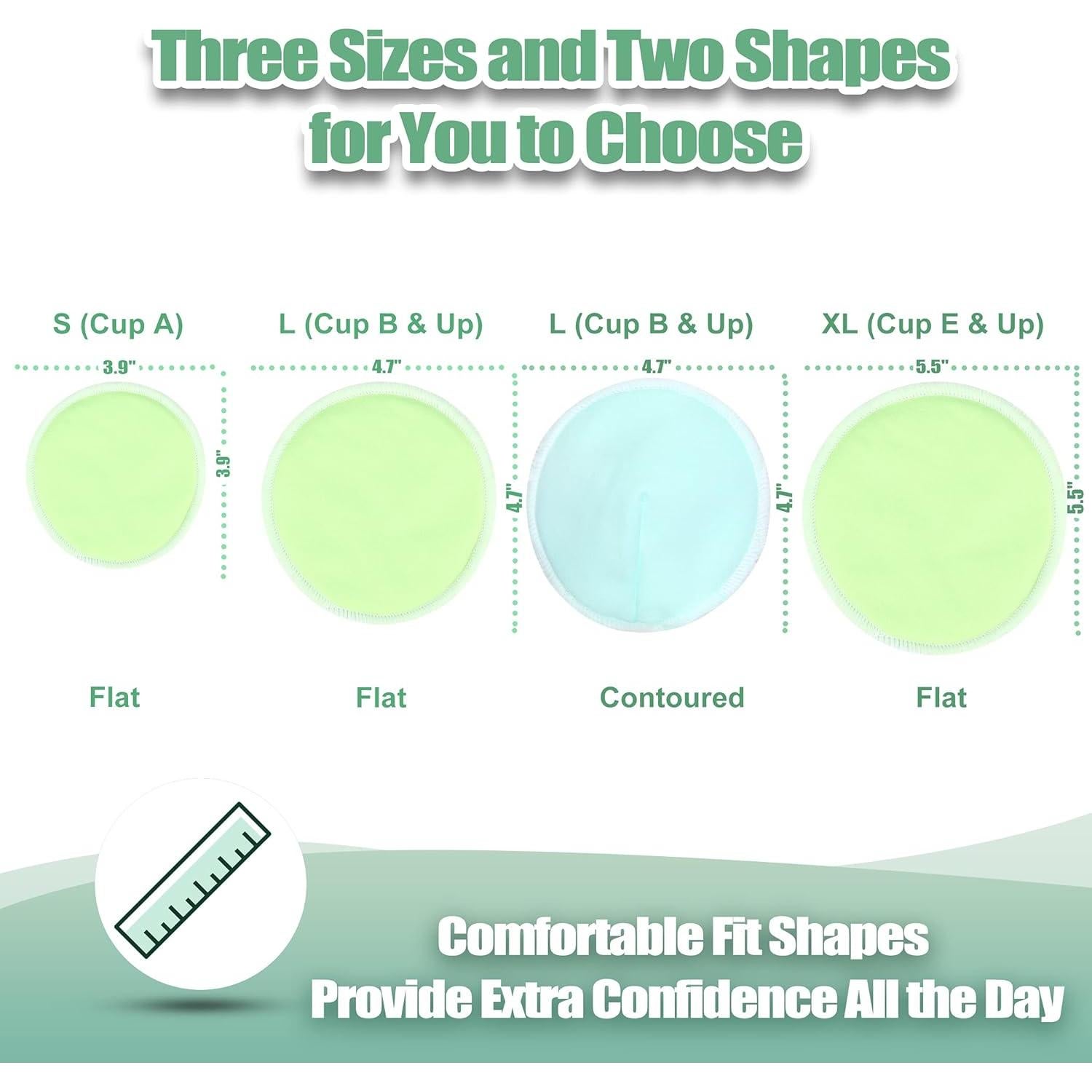 Almohadillas de Lactancia Wegreeco Reutilizables 14 Pzas