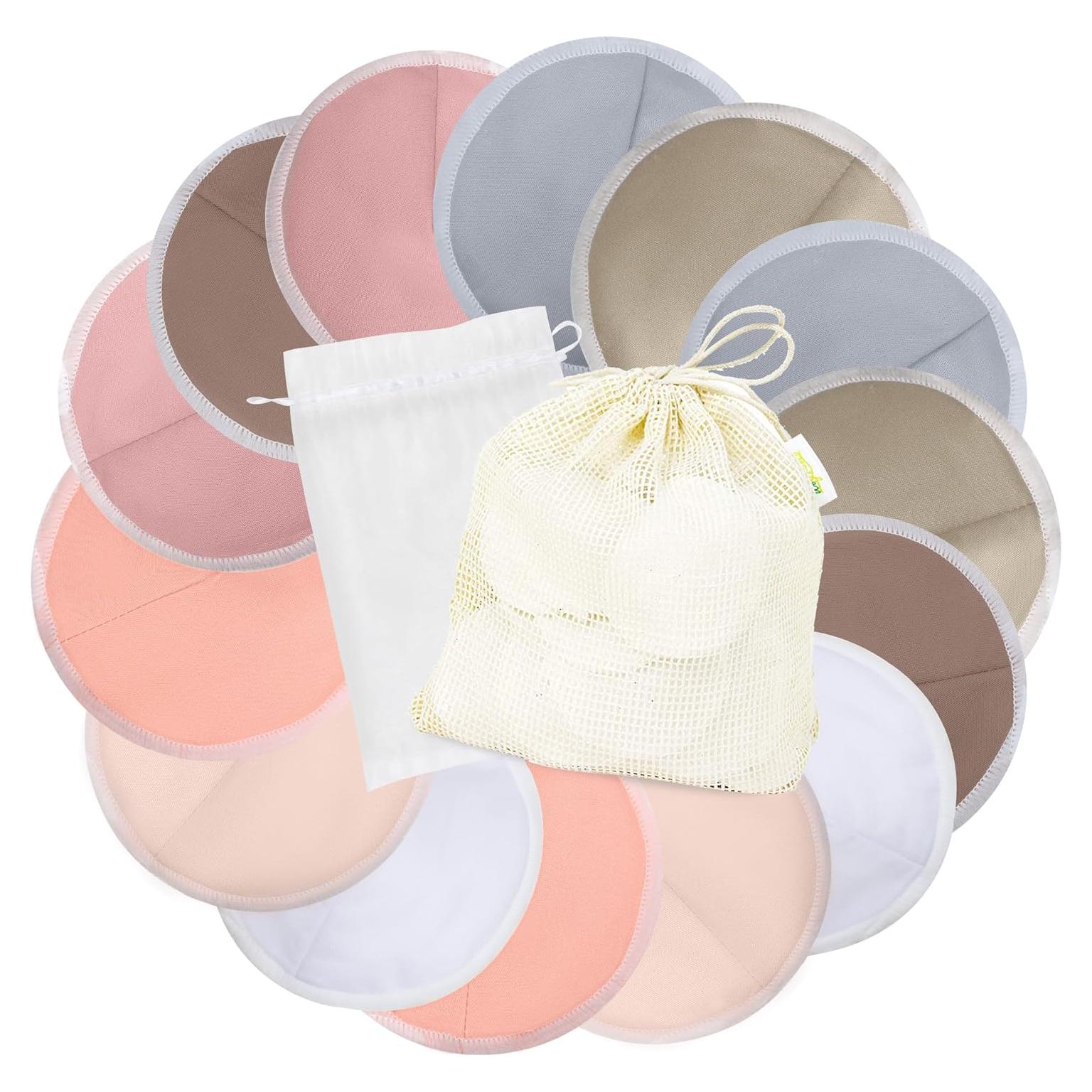 Almohadillas de Lactancia Wegreeco Reutilizables 14 Pzas