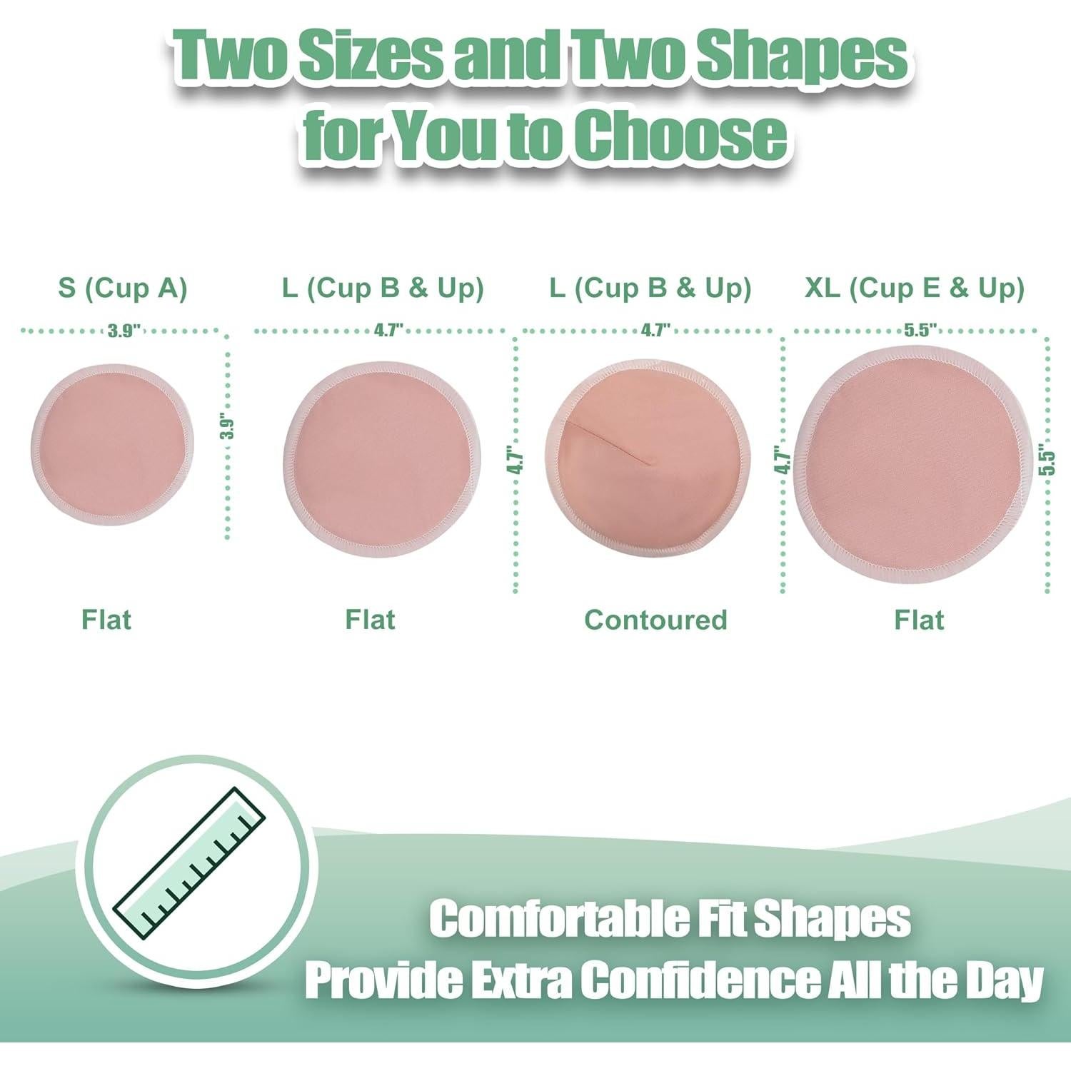 Almohadillas de Lactancia Wegreeco Reutilizables 14 Pzas