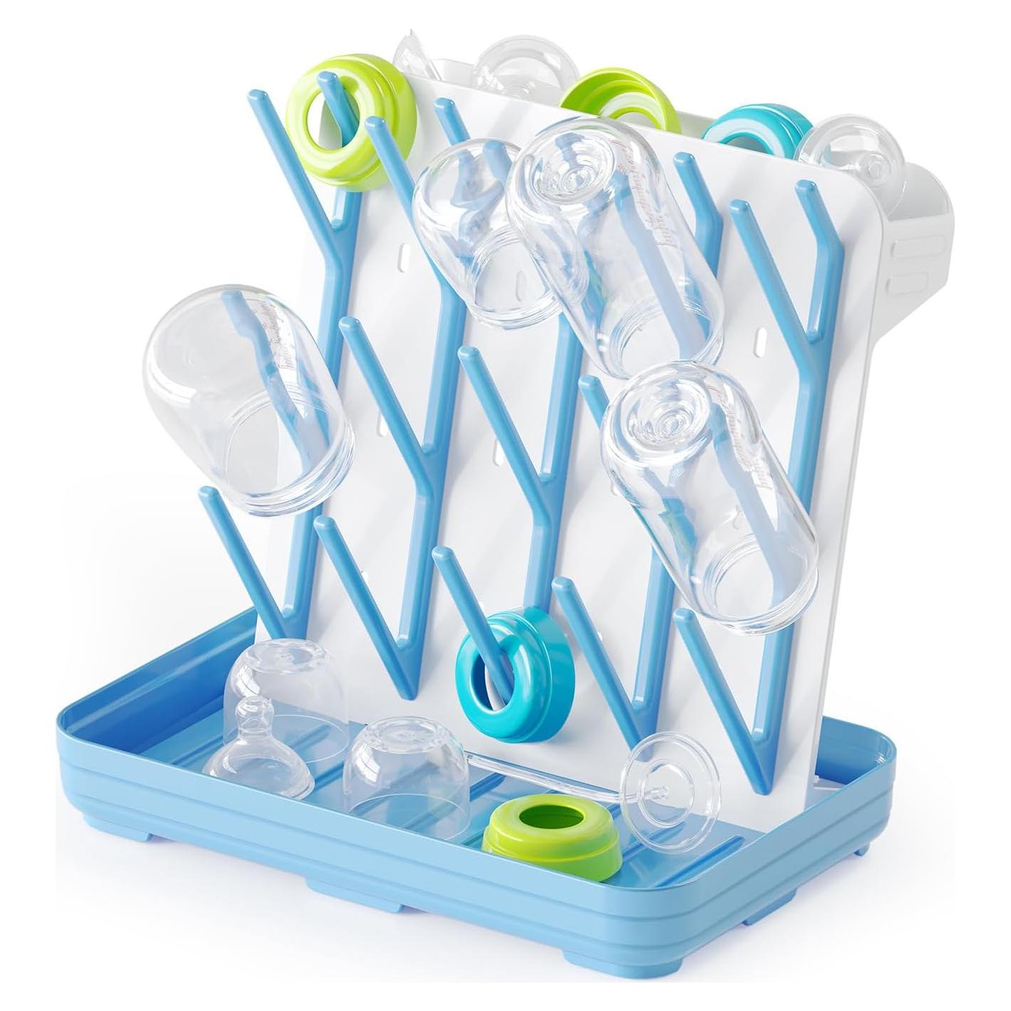 Soporte para Secado de Biberones SpaceAid Azul 20 Ganchos