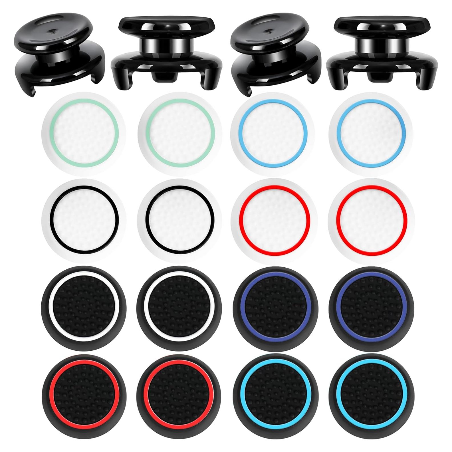 Agarres de Pulgar PS5/PS4 Gepicest 2T-B1 - 2 Pares Altura 9.9mm