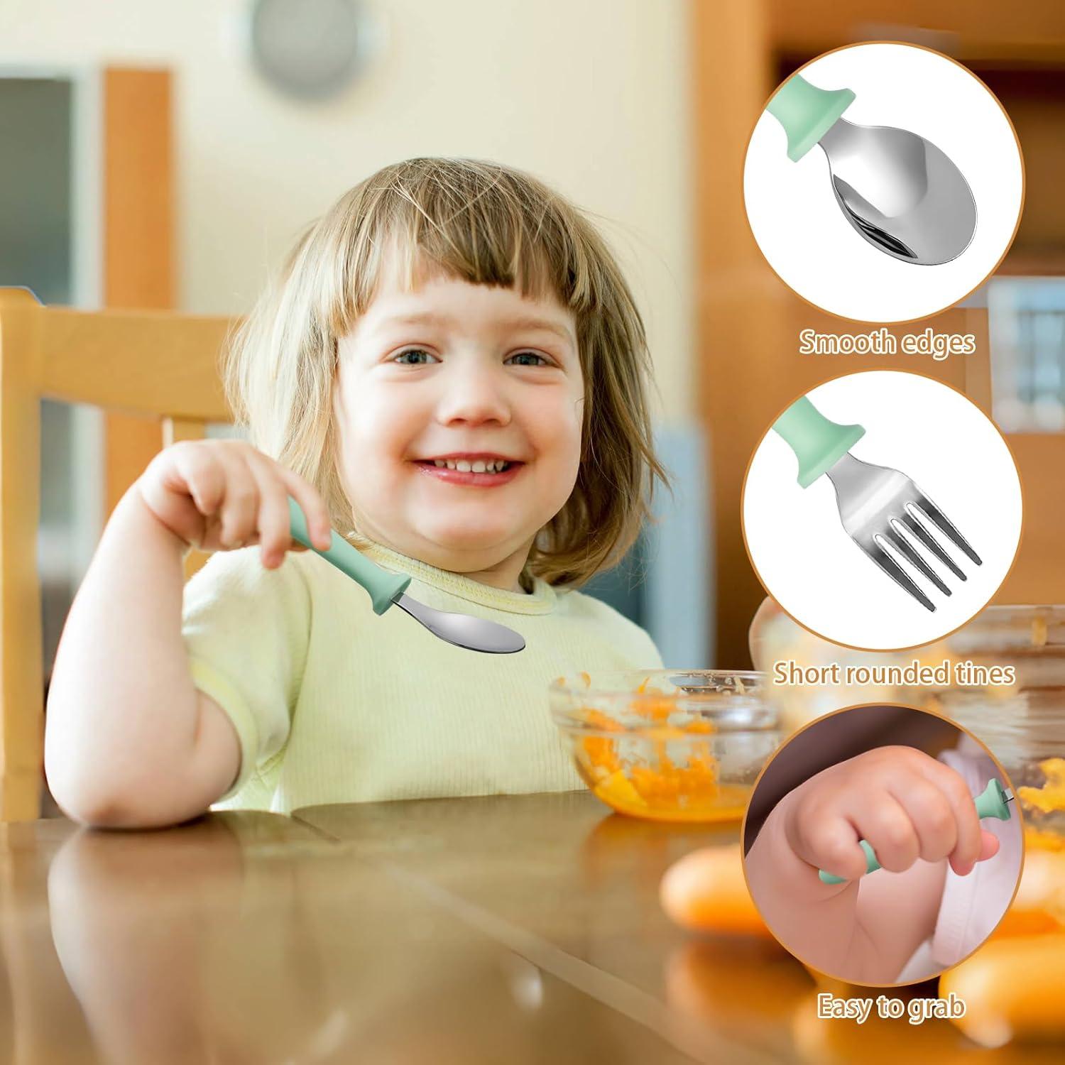 Set de Cubiertos para Niños Pimoys 6 Piezas Acero Inoxidable