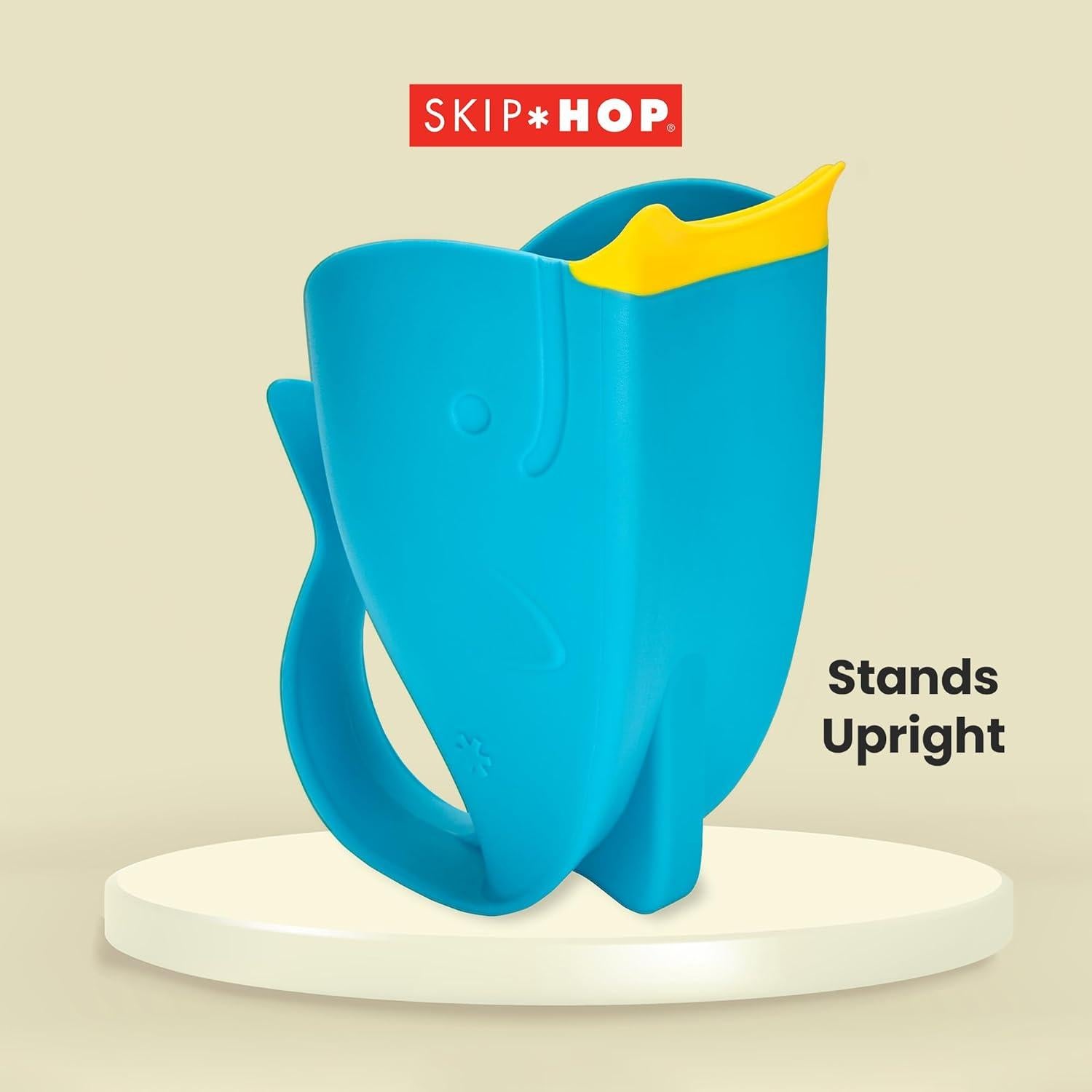 Taza de Enjuague para Bebés Skip Hop Moby Azul + Cubierta Grifo Gris