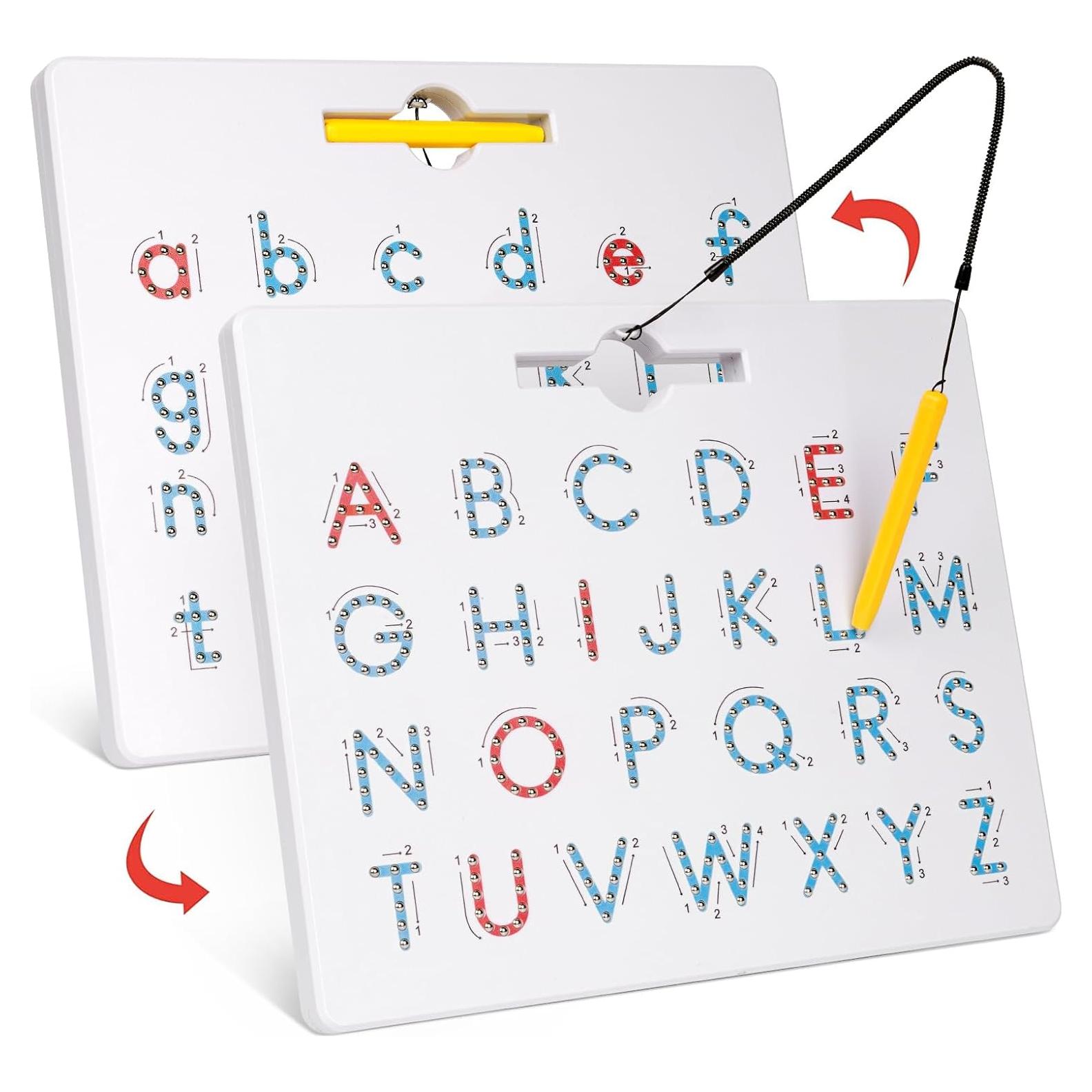 Tablero Magnético de Letras Gamenote 2 en 1 para Niños