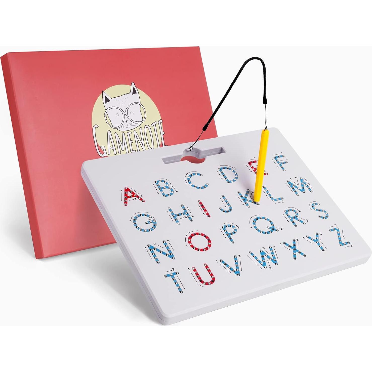 Tablero Magnético de Letras Gamenote 2 en 1 para Niños