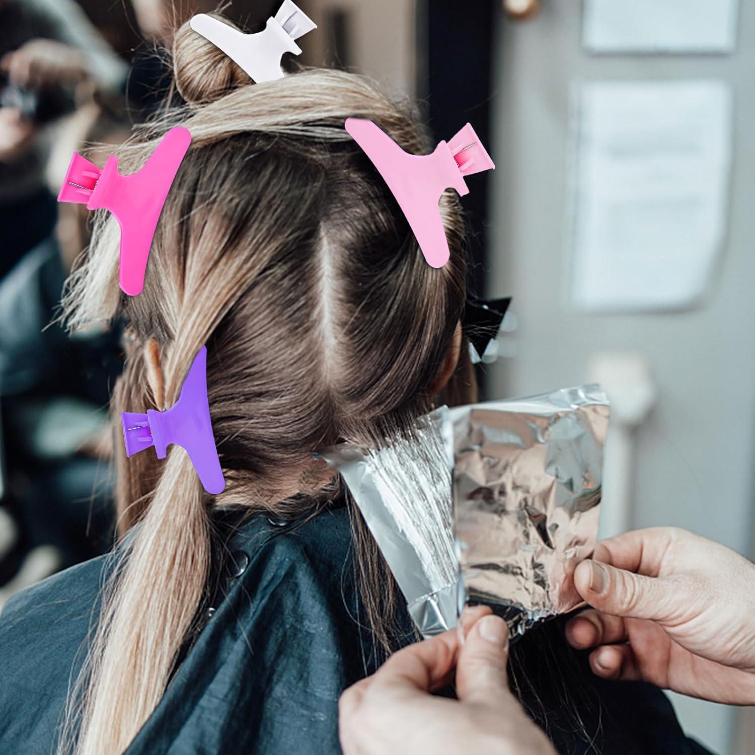 Pinzas Mariposa para Cabello BAHABY 12 Pack 8.1 cm 6 Colores