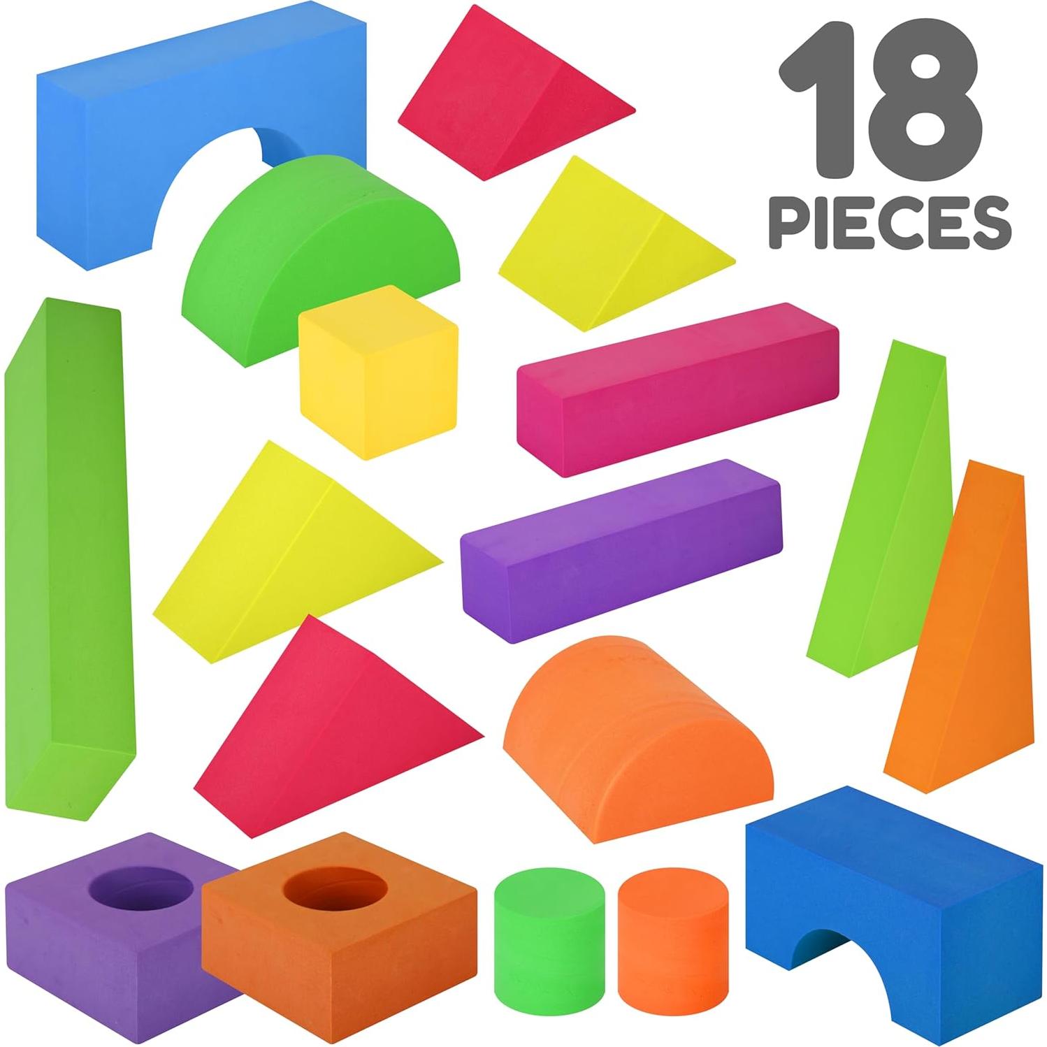 Bloques de Espuma Jumbo Lolo Toys - 18 Piezas para Niños
