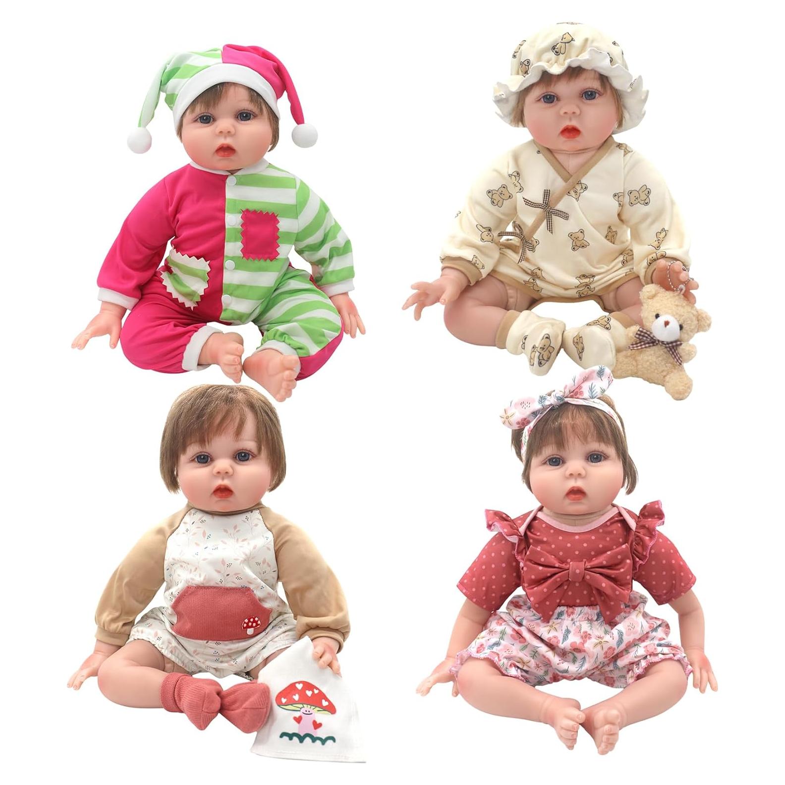 Conjunto de Ropa para Muñecas DC-BEAUTIFUL 22" 4 Piezas