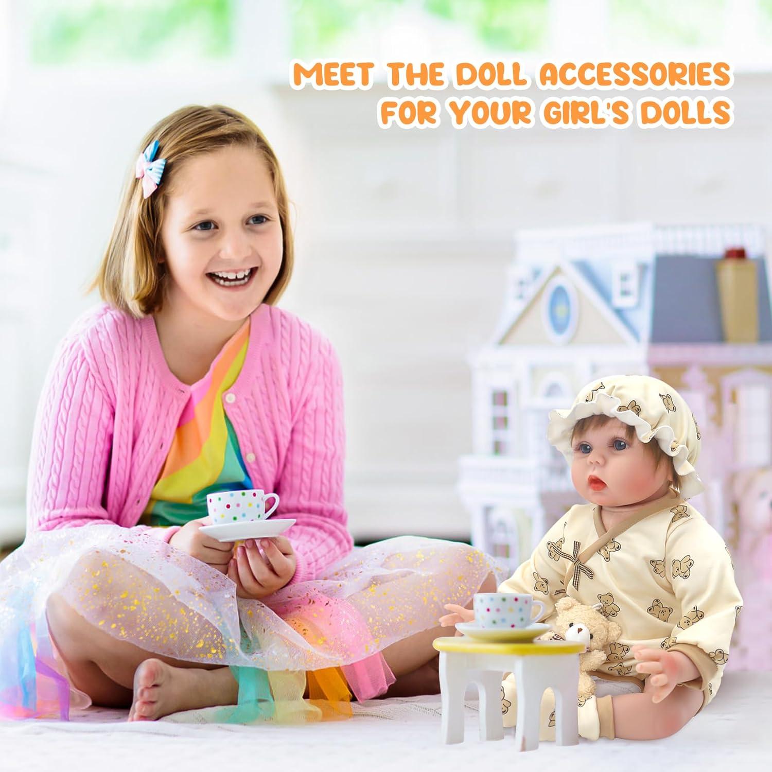 Conjunto de Ropa para Muñecas DC-BEAUTIFUL 22" 4 Piezas