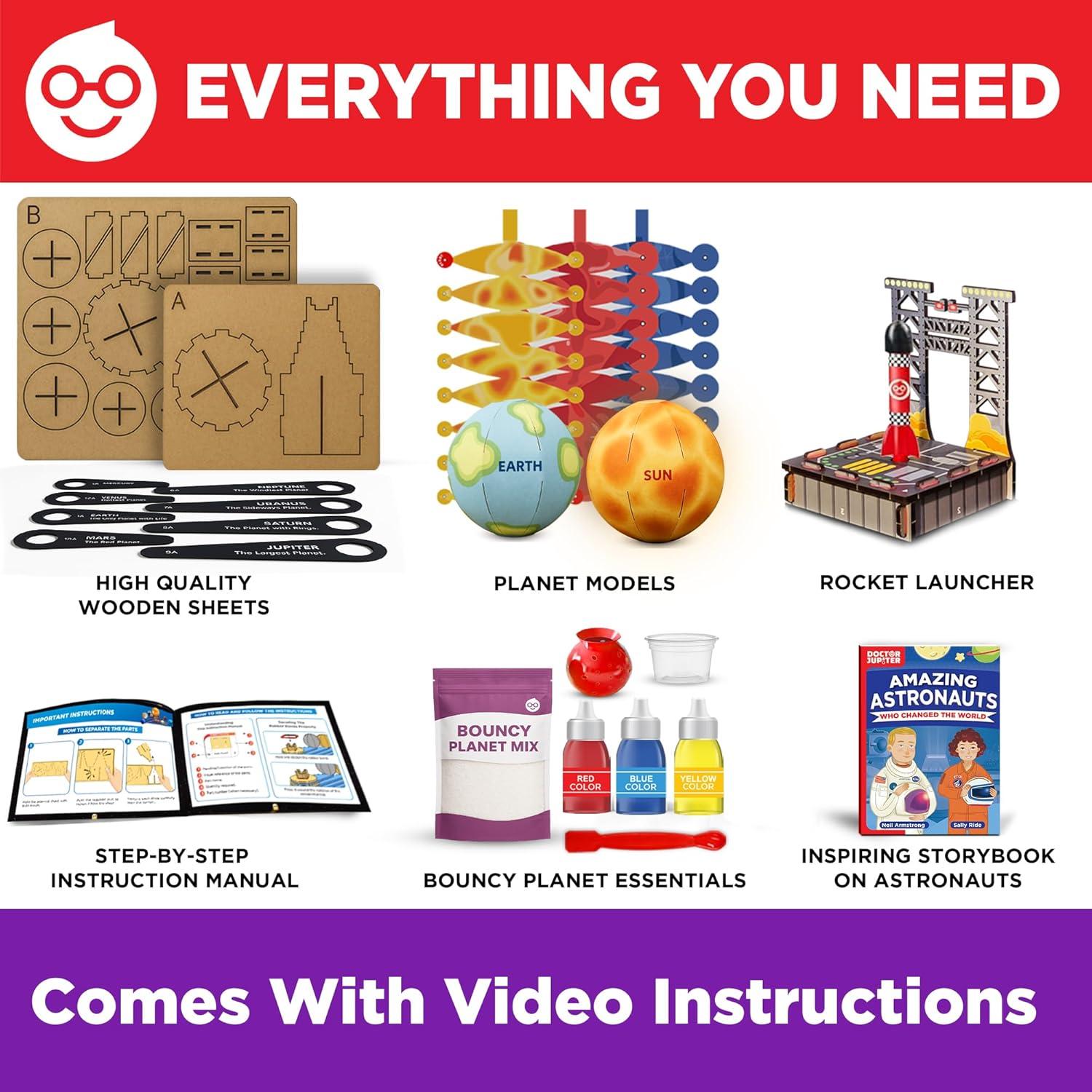 Kit de Ciencia Doctor Jupiter - Astronauta 5+ Años - Sistema Solar