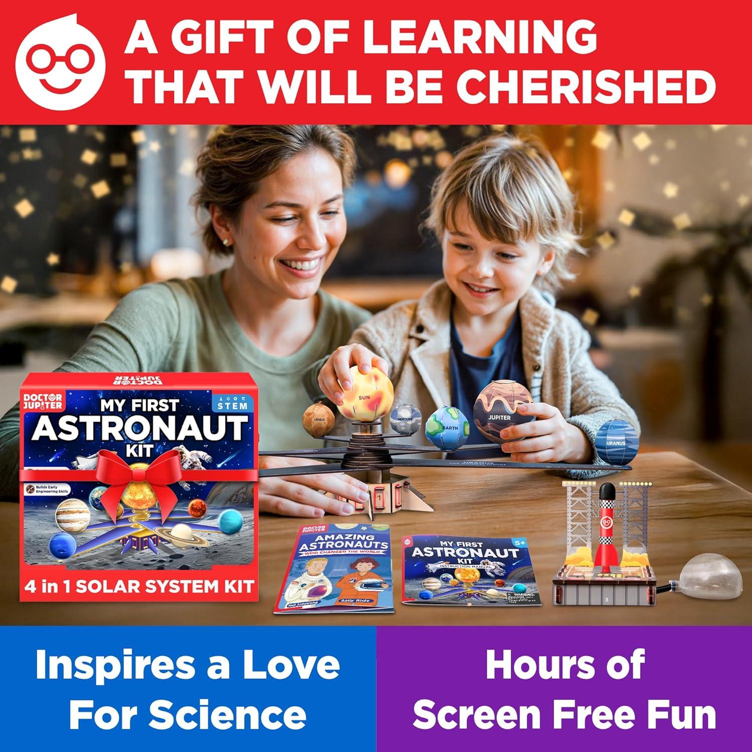 Kit de Ciencia Doctor Jupiter - Astronauta 5+ Años - Sistema Solar