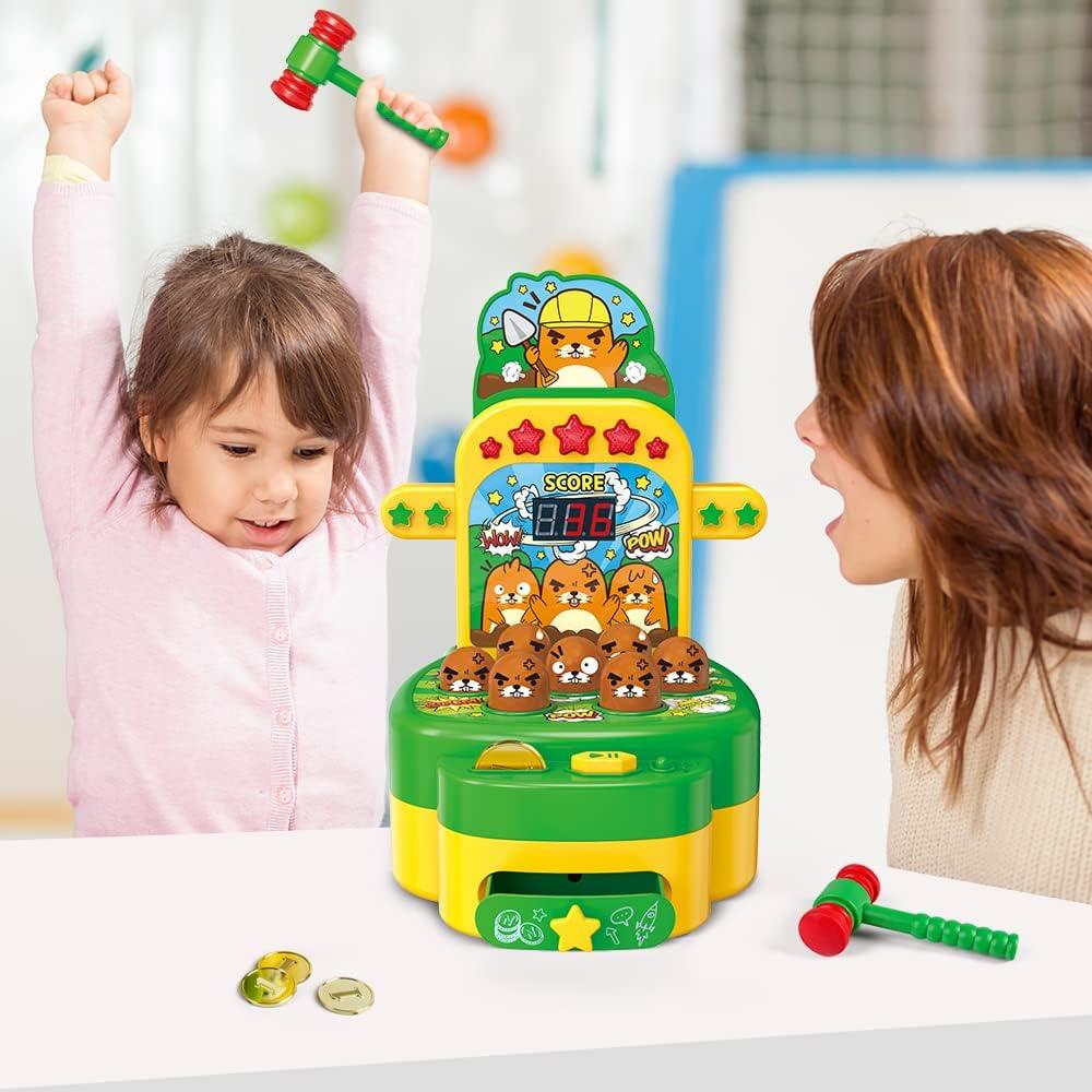 Juego de Martillo VATOS Mini Arcade Electrónico 2 Martillos