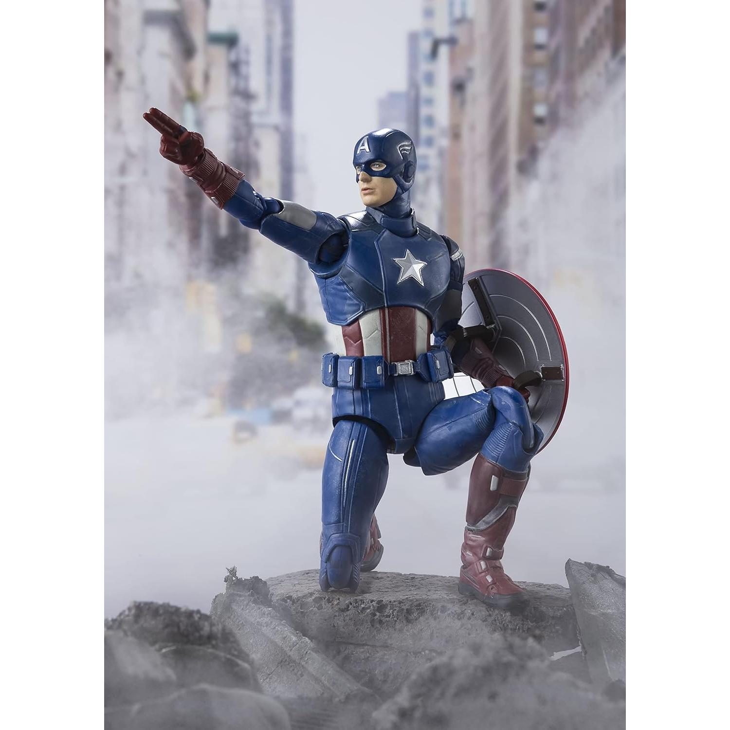 Figura de Acción Capitán América Bandai S.H.Figuarts 15cm