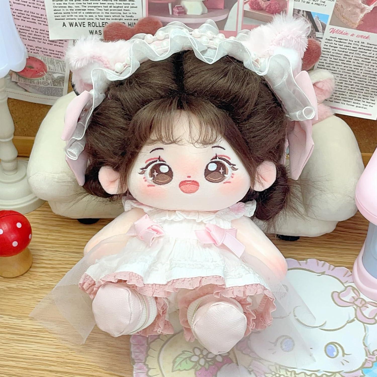 Muñeca de Peluche CALEMBOU 20cm Kawaii con Ropa Chacha