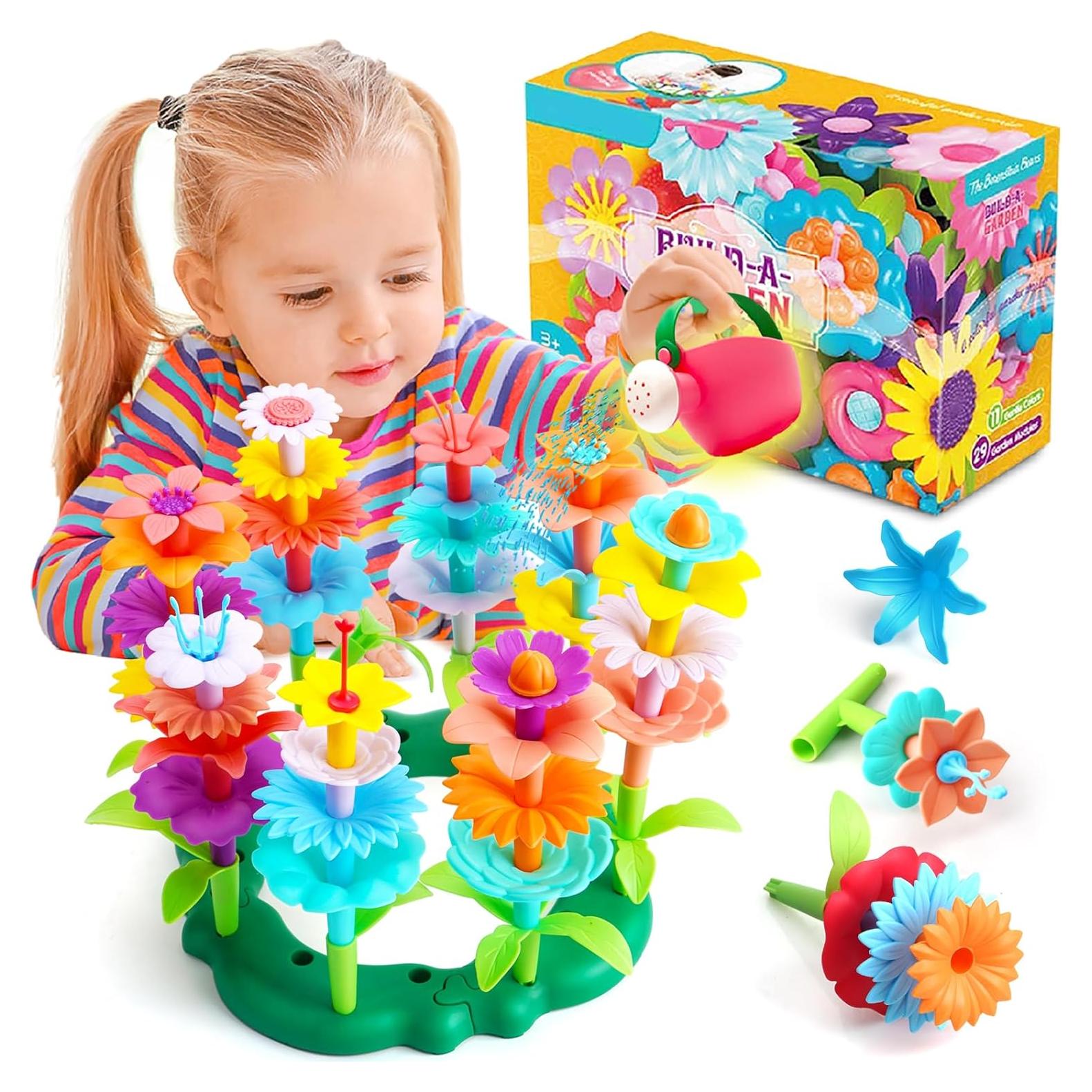 Conjunto de Juguetes de Construcción Jardín de Flores FUNZBO 46pcs