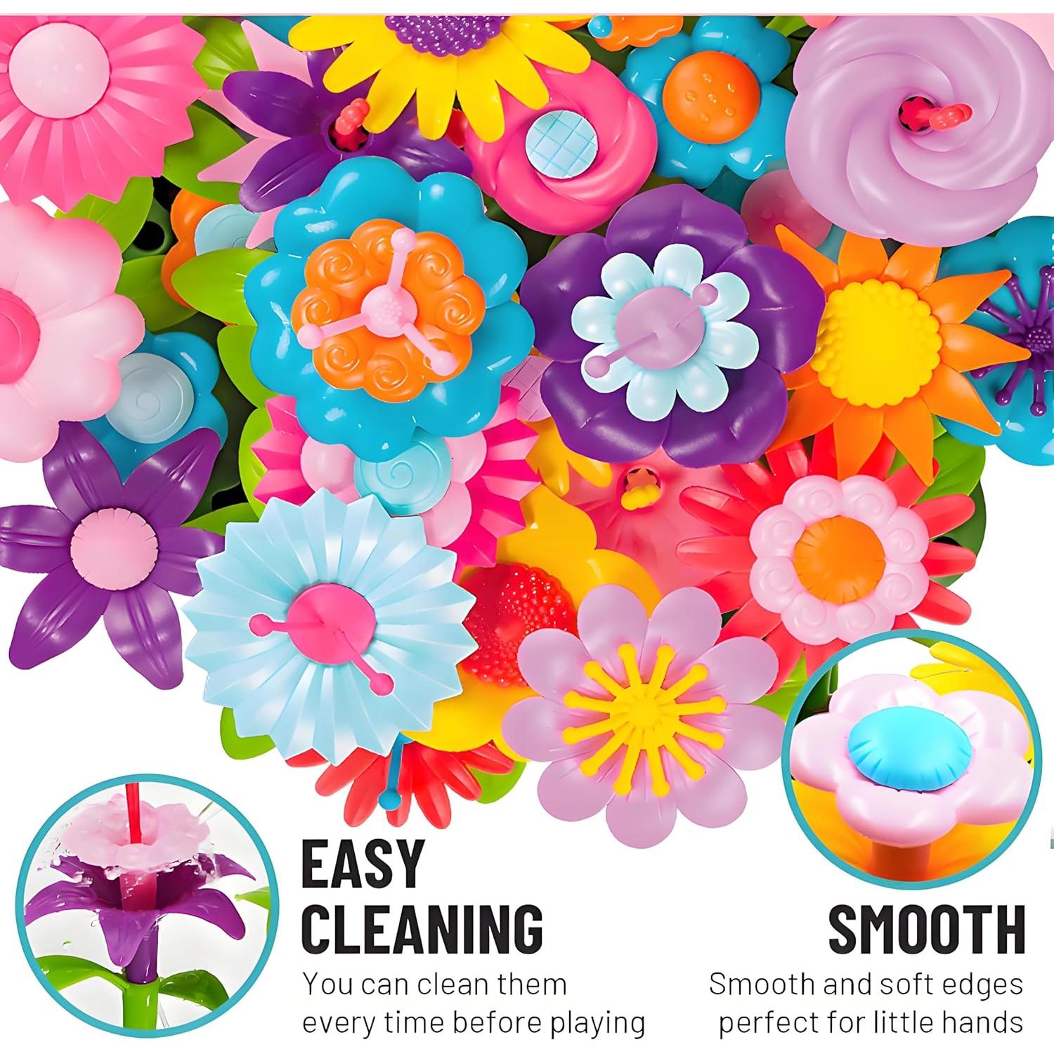 Conjunto de Juguetes de Construcción Jardín de Flores FUNZBO 46pcs