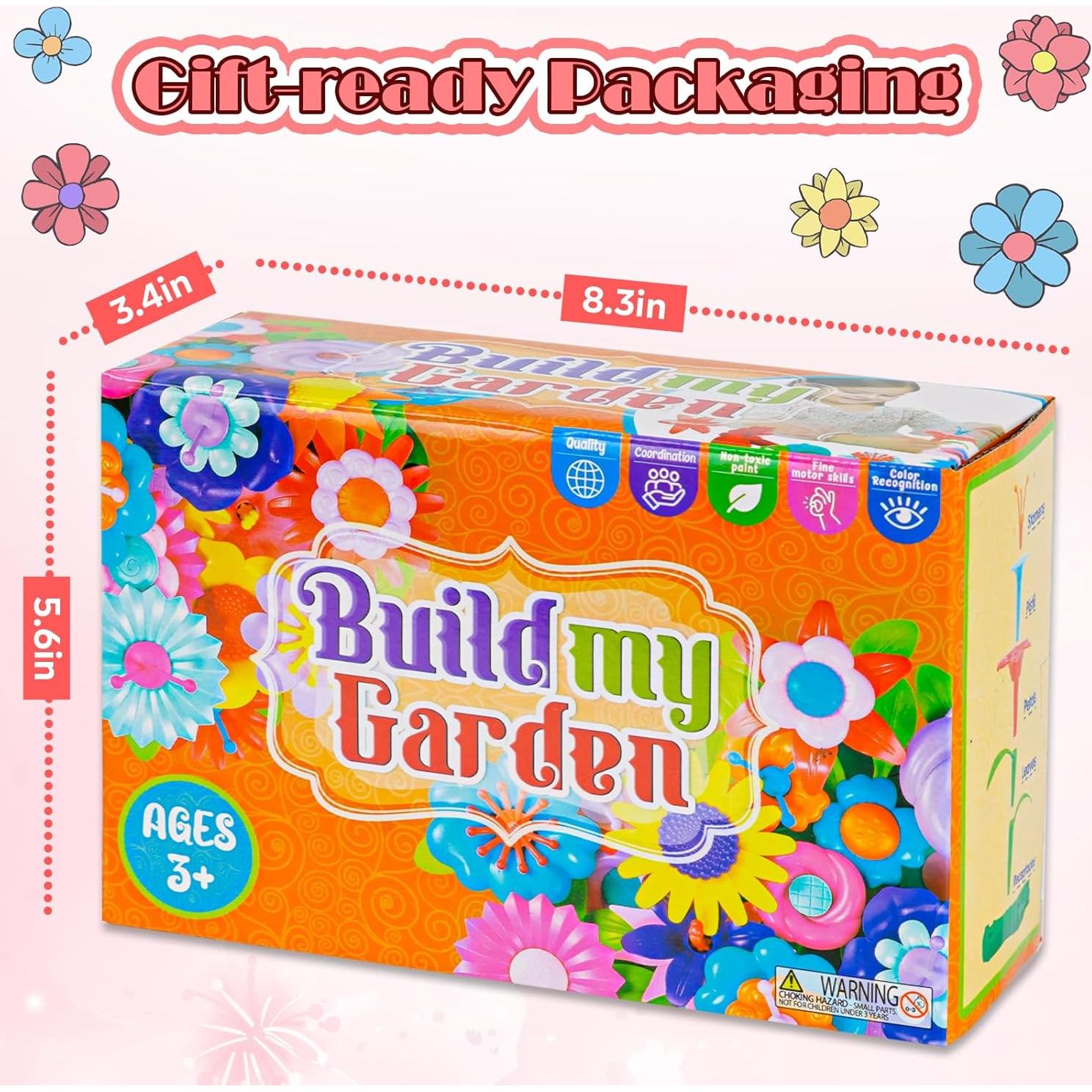 Conjunto de Juguetes de Construcción Jardín de Flores FUNZBO 46pcs