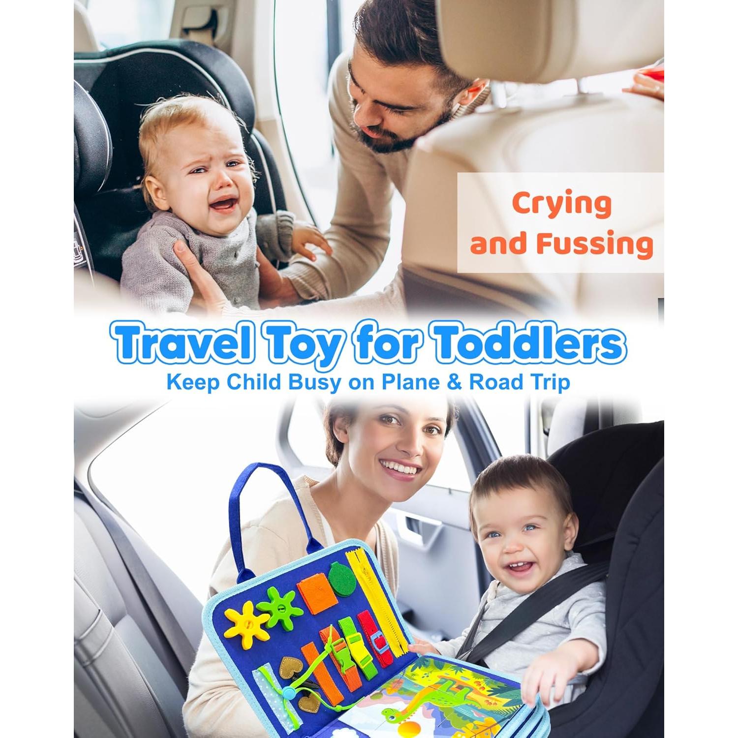 Libro Ocupado Montessori Walenty Azul 24 Actividades 388g