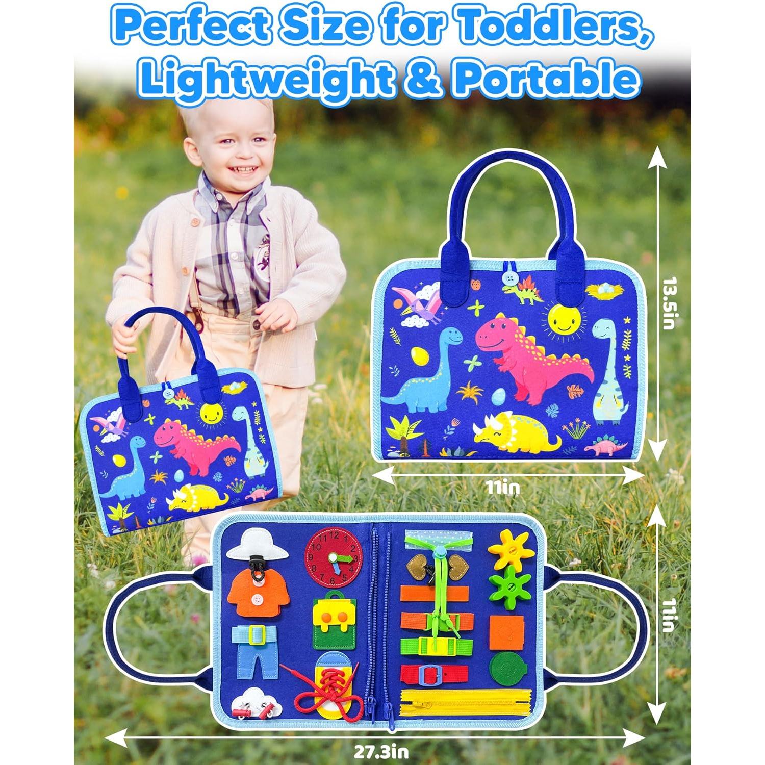 Libro Ocupado Montessori Walenty Azul 24 Actividades 388g