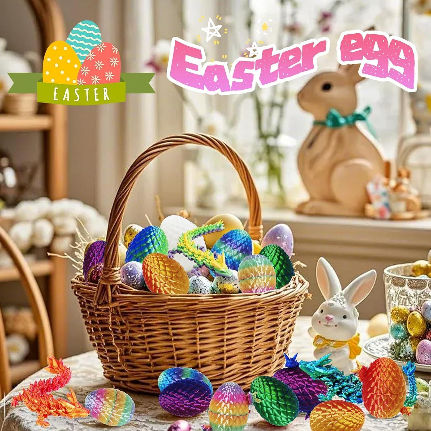 Huevos de Dragón 3D Rapean - Decoración Fantasía Paquete de 4