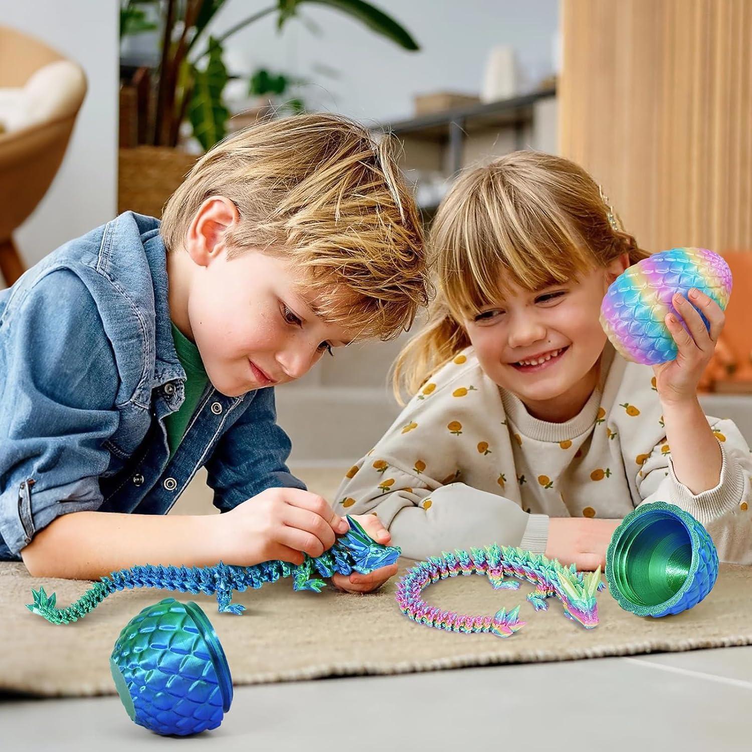 Huevos de Dragón 3D Rapean - Decoración Fantasía Paquete de 4