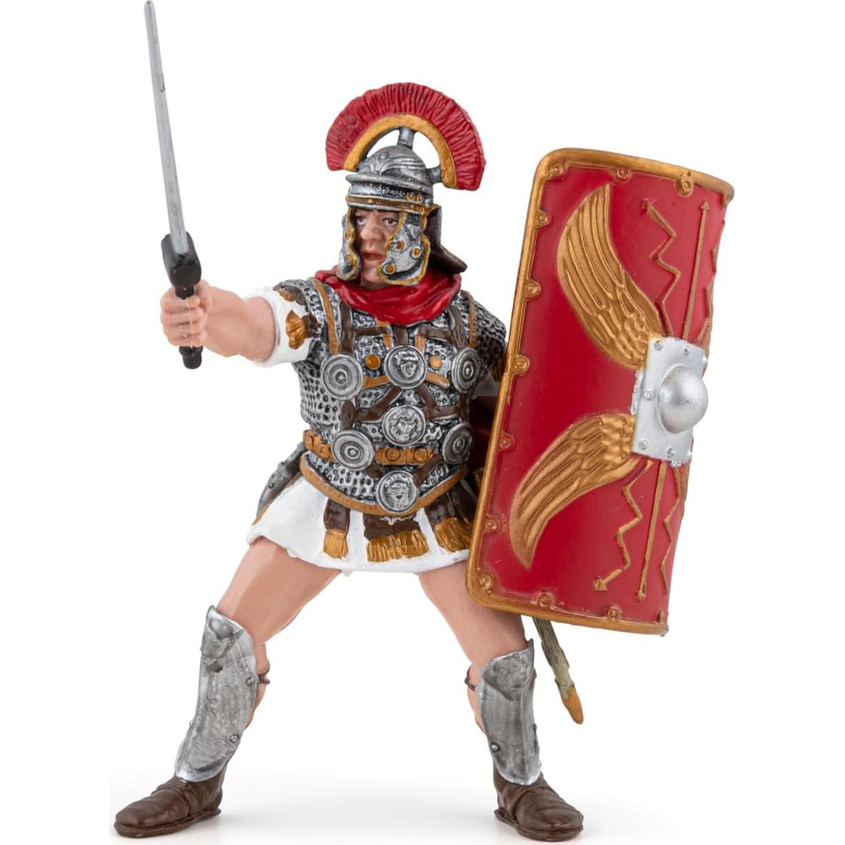 Figurita Pintada a Mano Papo Centurión Romano 10 cm