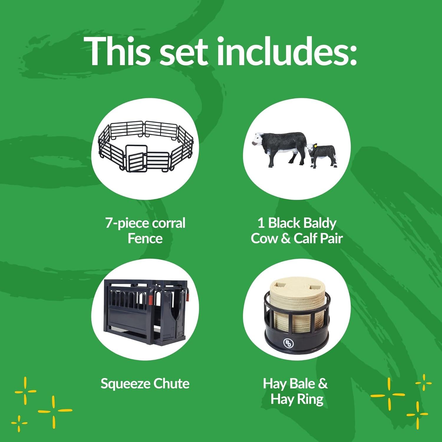 Conjunto de Rancho Black Angus 6666 Big Country Toys - Juego Realista