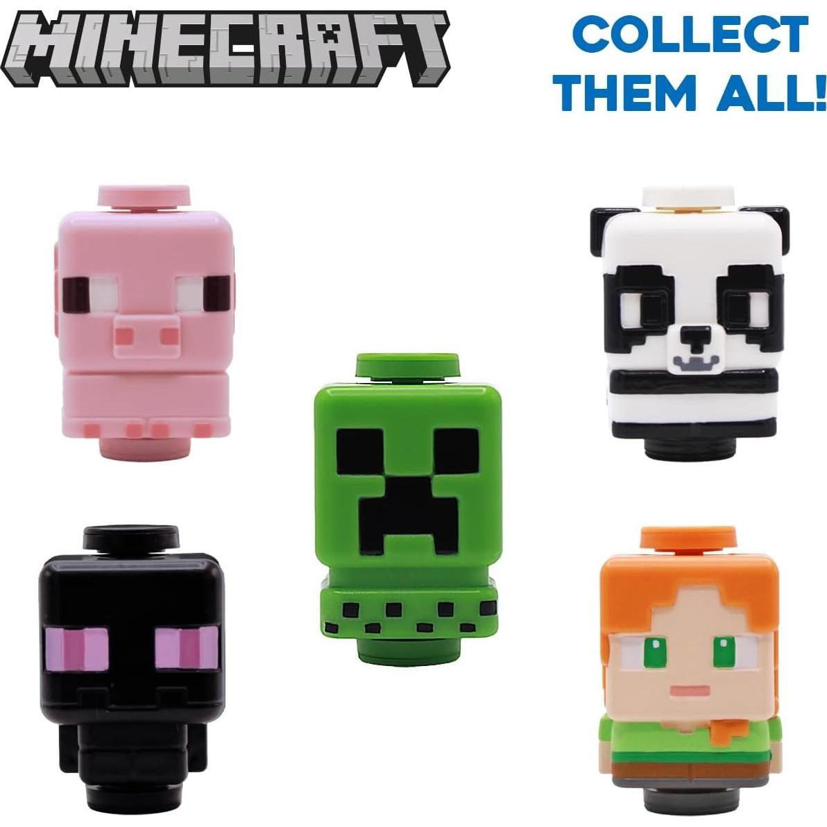 Spinner Antiestrés Minecraft Just Toys - Alex, Creeper, Panda, Enderman, Cerdo