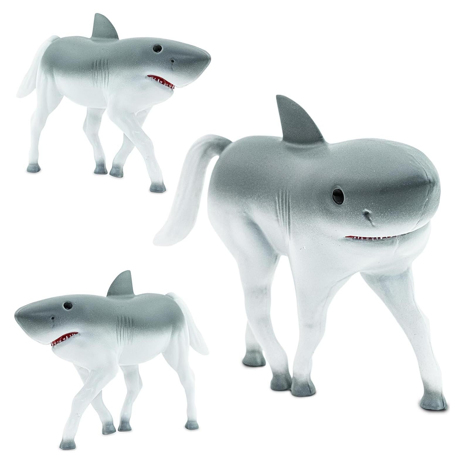 Figura Hork Randimals - Juguete Caballo-Tiburón 14x10cm