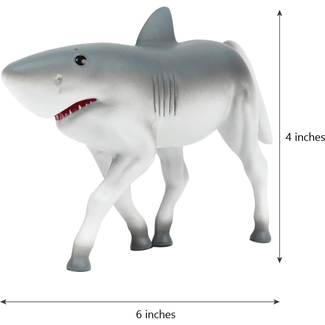 Figura Hork Randimals - Juguete Caballo-Tiburón 14x10cm
