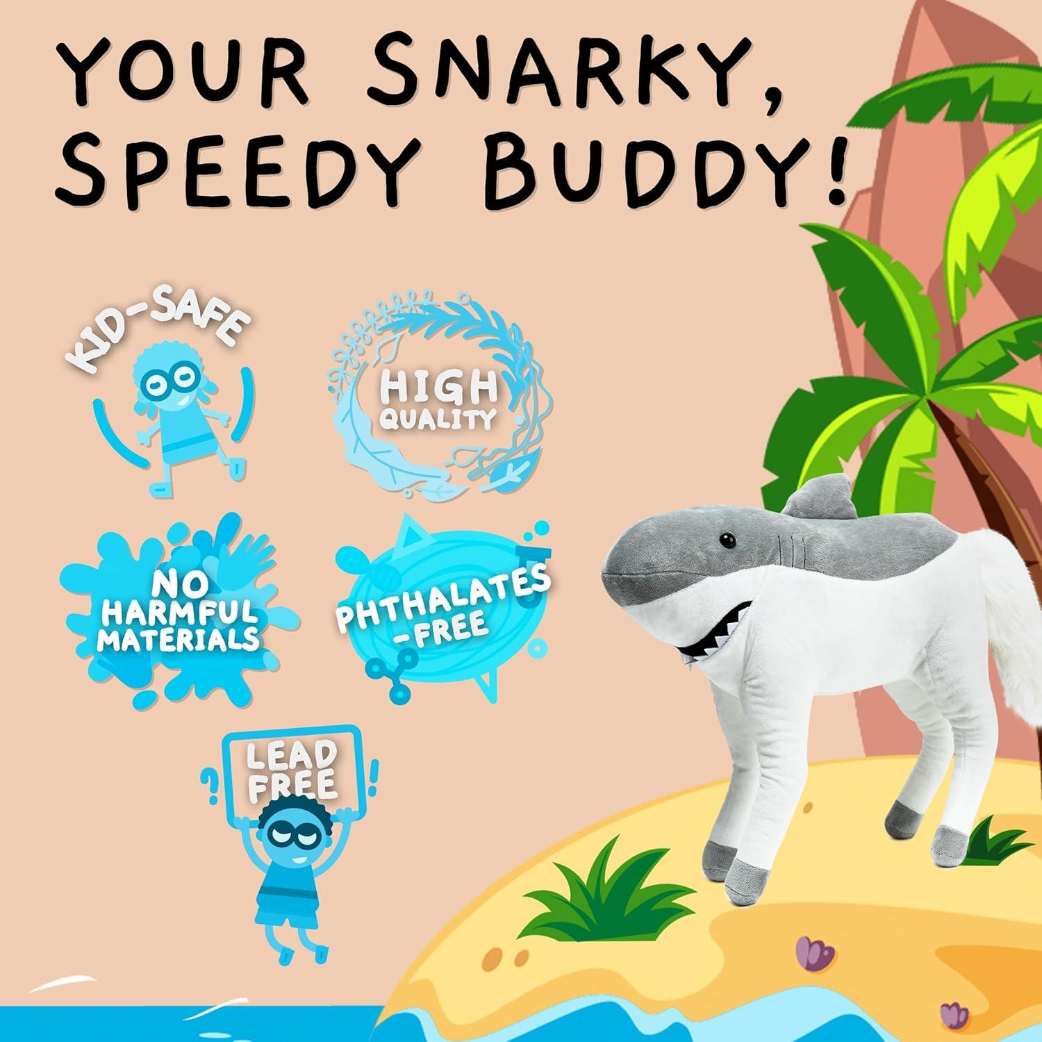 Figura Hork Randimals - Juguete Caballo-Tiburón 14x10cm