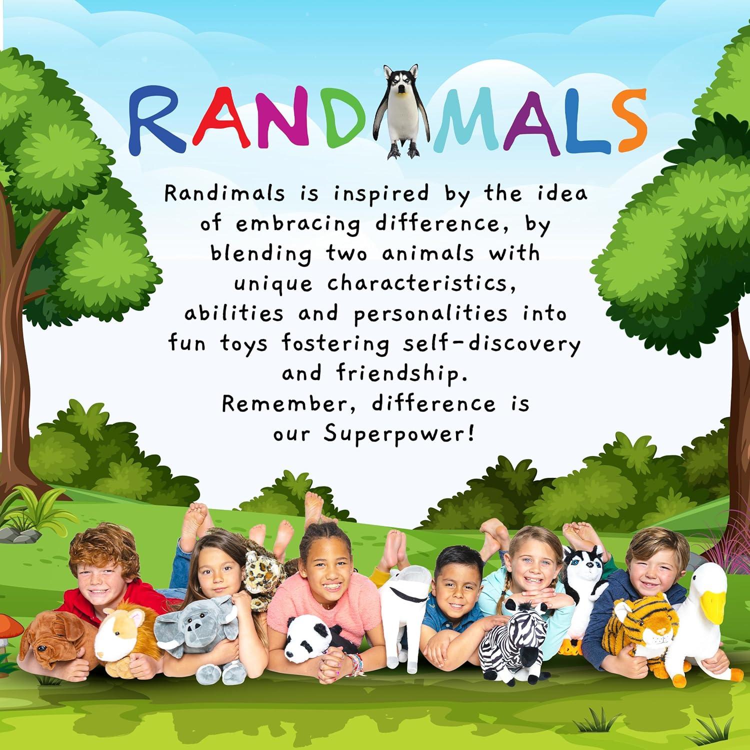 Figura Hork Randimals - Juguete Caballo-Tiburón 14x10cm