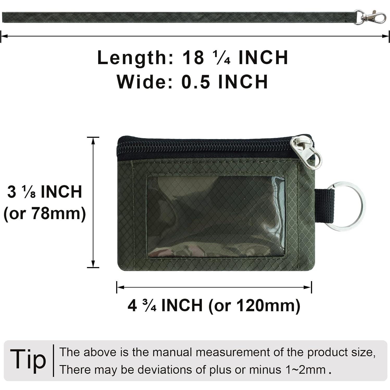 Billetera Minimalista CHENSPRX con Bloqueo RFID Verde