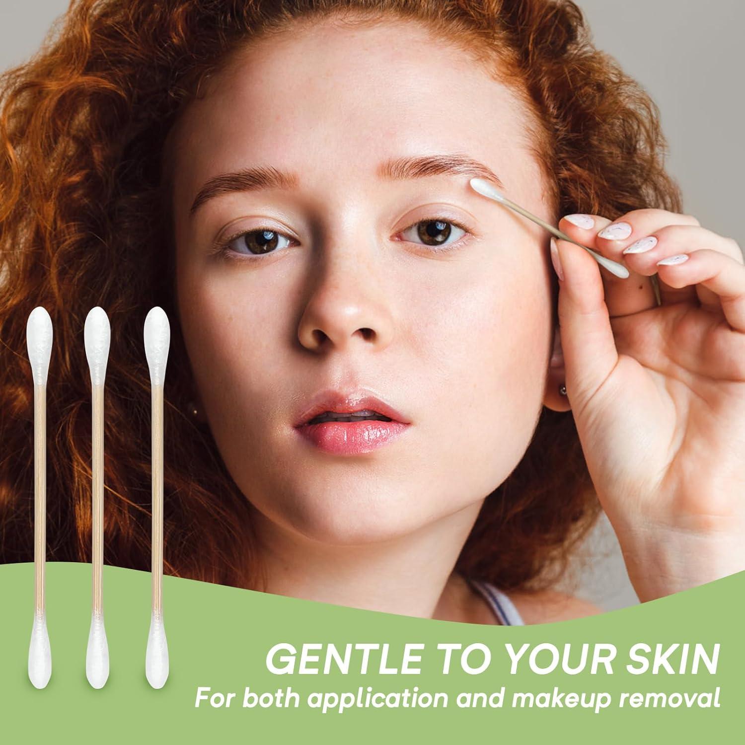 Bastones de Algodón de Bambú Garrelett 1000 ct - Suaves y Ecológicos