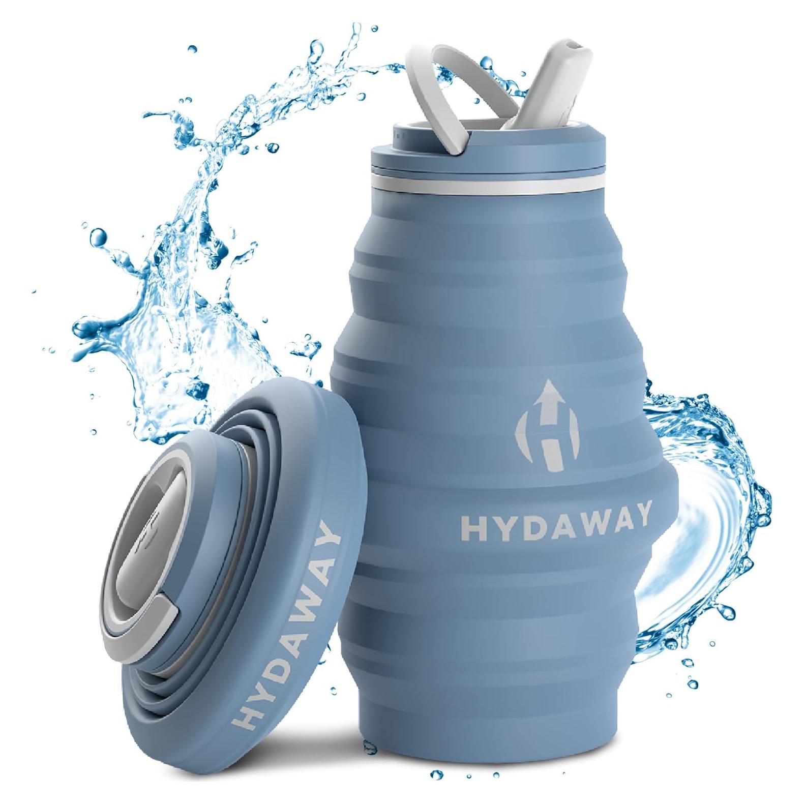 Botella de Agua Plegable HYDAWAY 500ml - Ligera y Ecoamigable