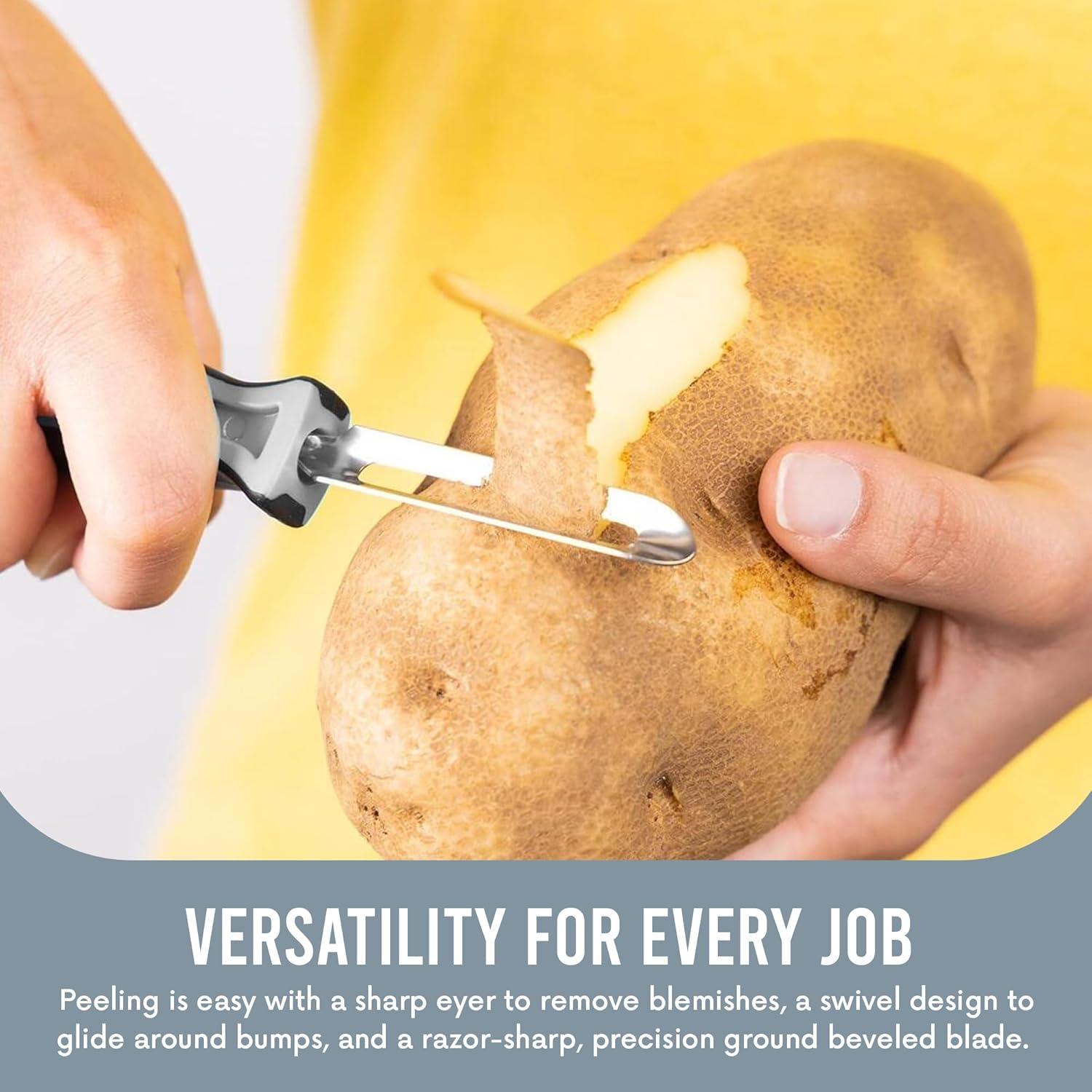 Pelador de Verduras Ergonómico Linden Suecia - Acero Inoxidable