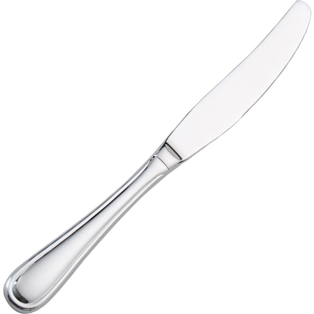 Juego de Cuchillos de Cena HISSF 6 Piezas Acero Inoxidable Plateado