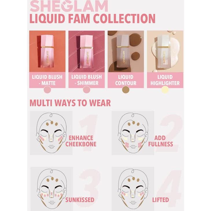 Iluminador Líquido SHEGLAM Glow Bloom 5.3 ml Escarcha de Vainilla