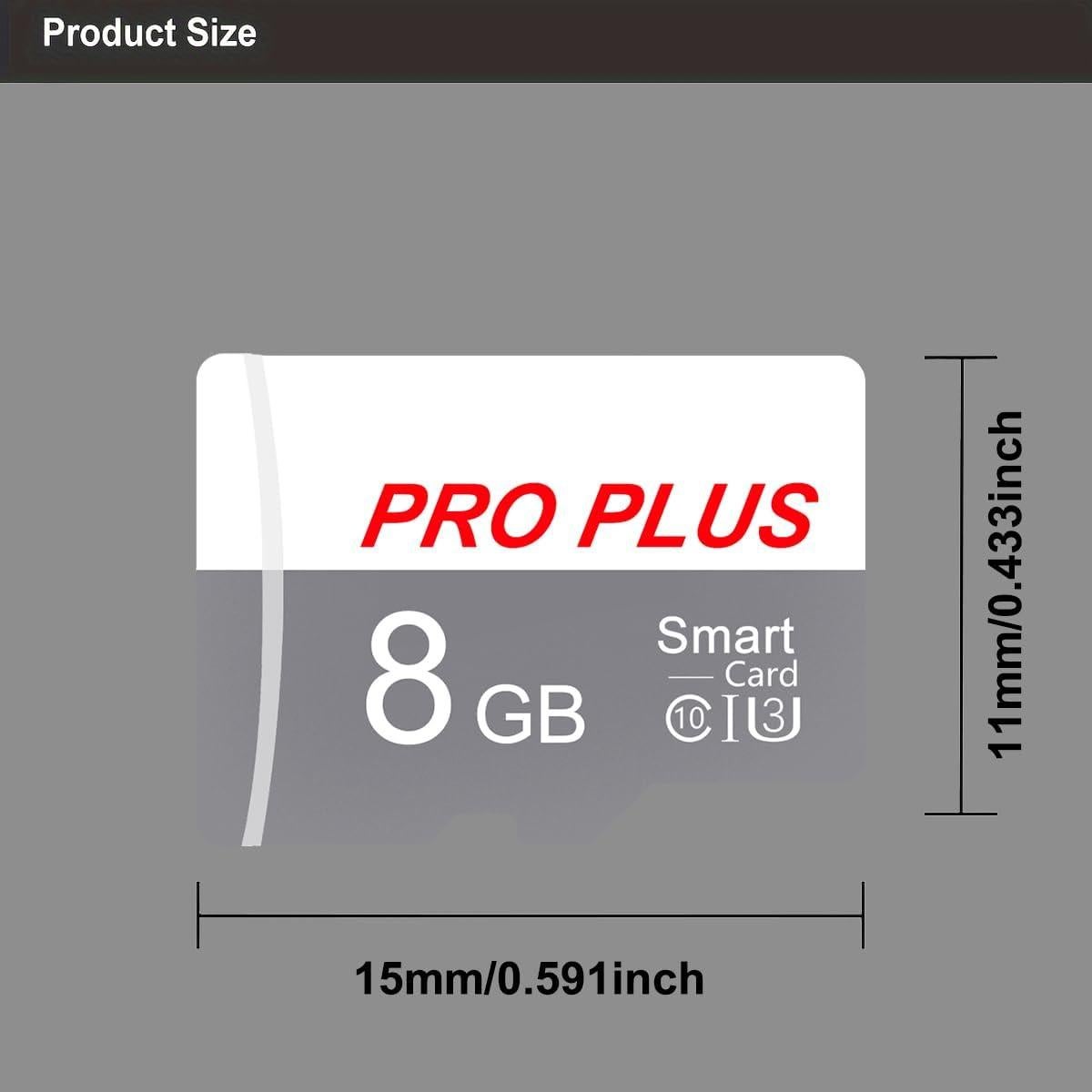 Paquete 2 Tarjetas TF 8GB Bliksem con Adaptador Alta Velocidad