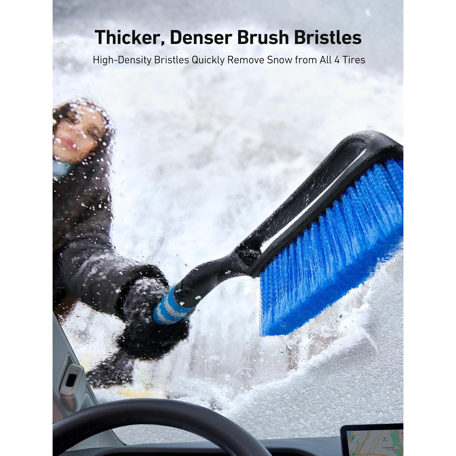 AstroAI Cepillo de Nieve 68 cm y Raspador de Hielo 11.4 cm