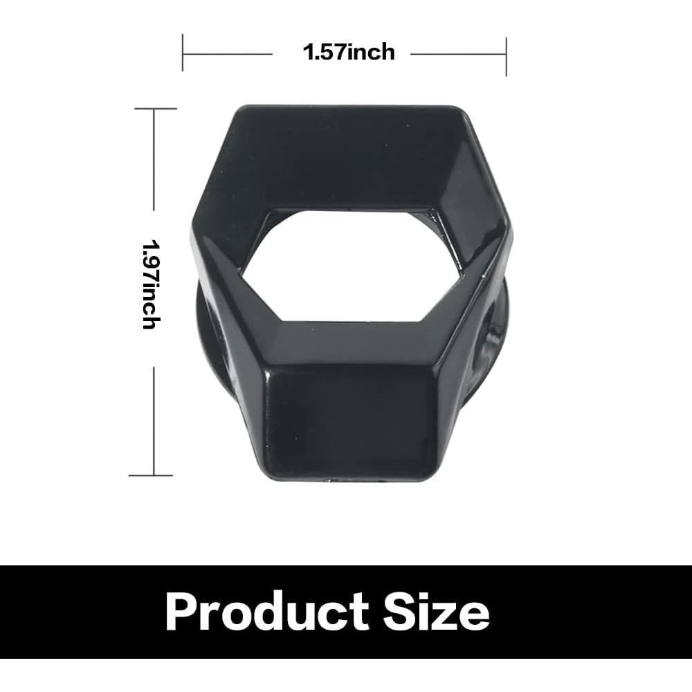 Cubierta Botón Inicio Motor VARGTR Universal 10.16x12.7cm Negro