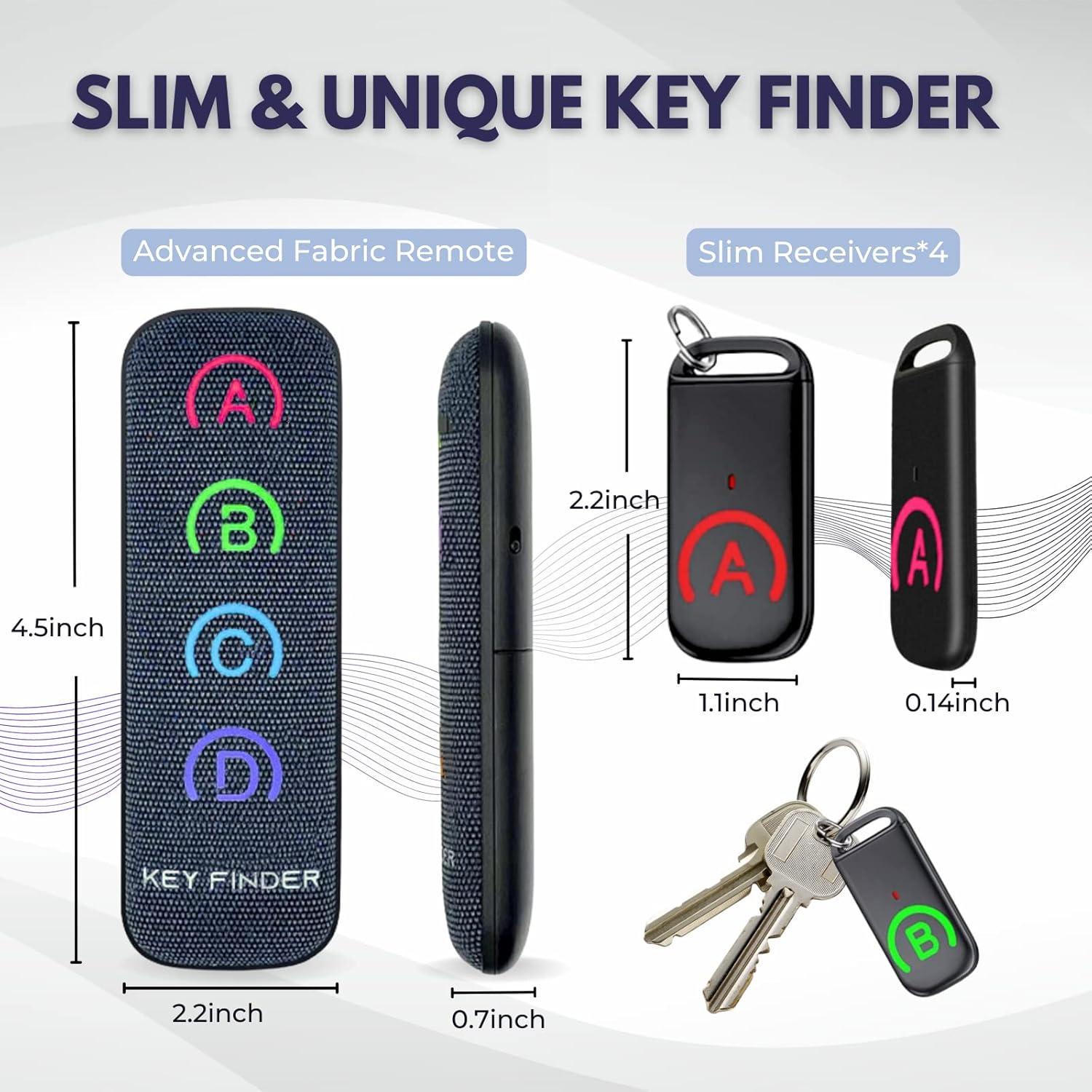 Localizador de Llaves EIRIX Inalámbrico Slim 80dB 40m