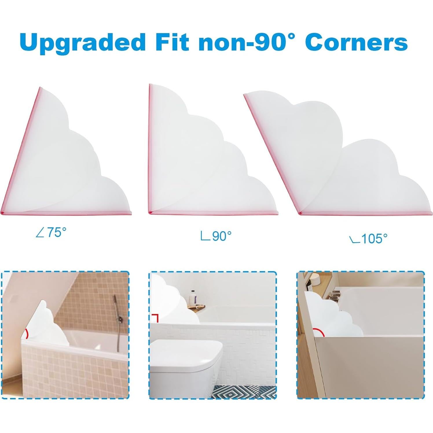 Protector de Salpicaduras de Ducha CHIAOJIHE 23.5x23.5cm