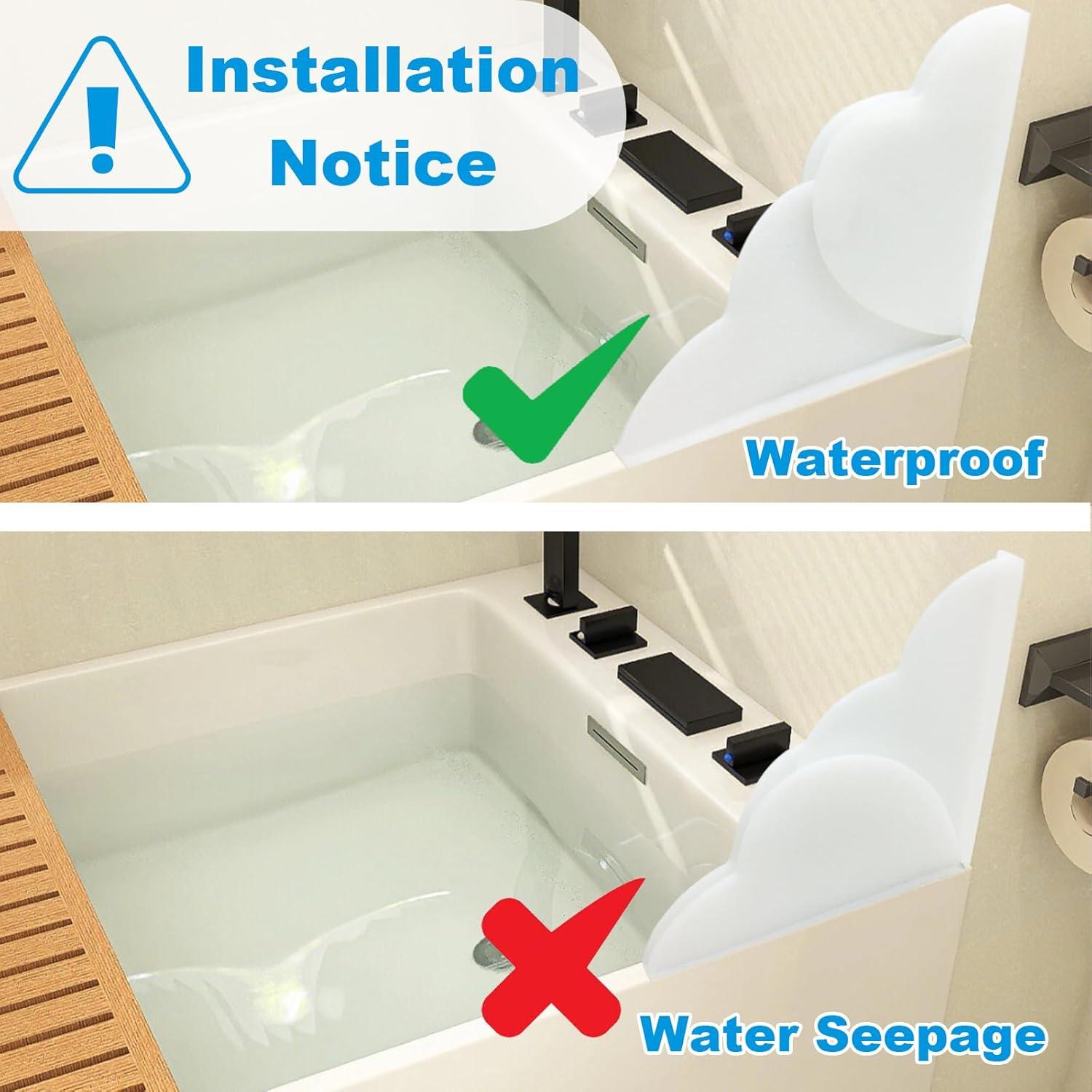 Protector de Salpicaduras de Ducha CHIAOJIHE 23.5x23.5cm