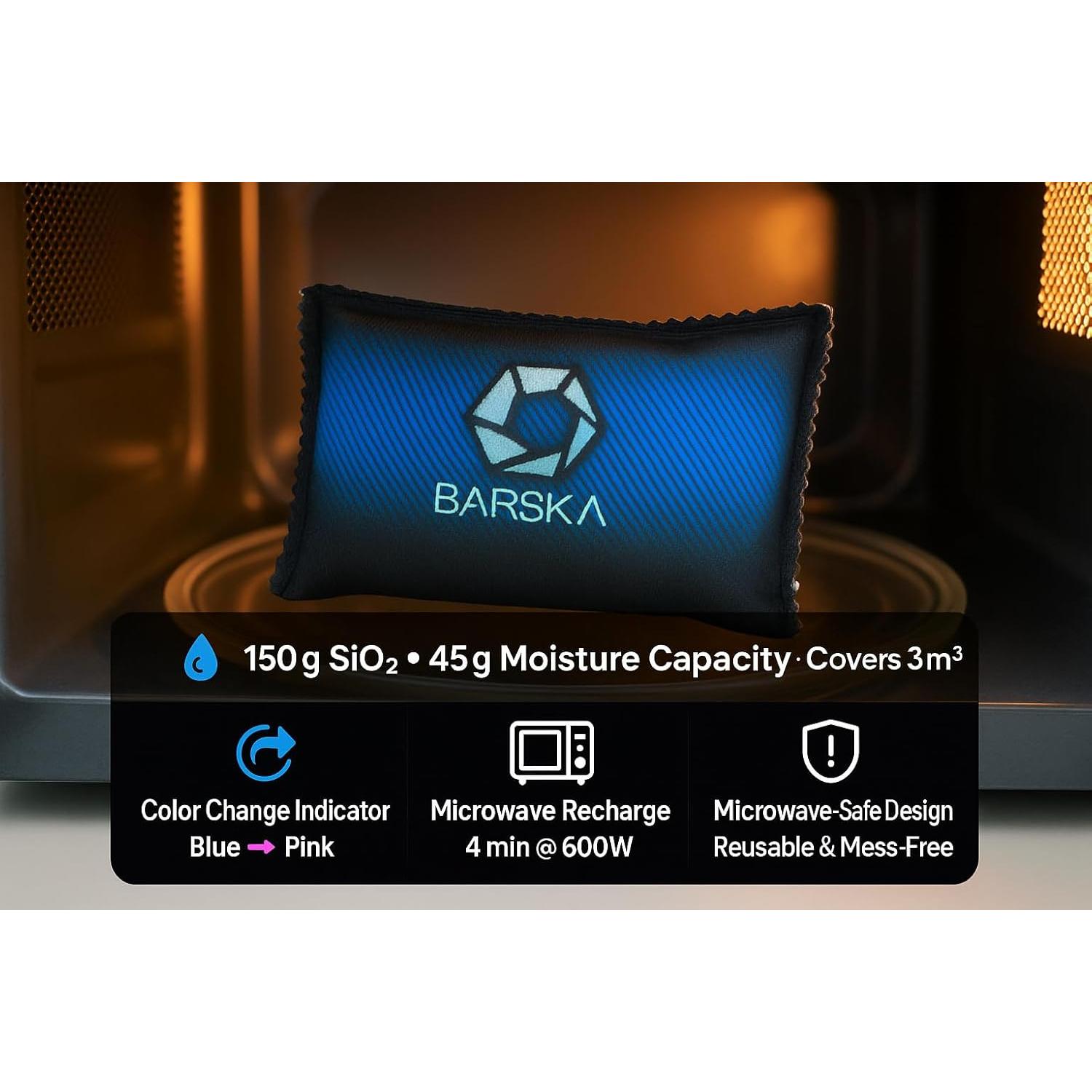 Deshumidificadores Reutilizables Barska 150g - Paquete de 2