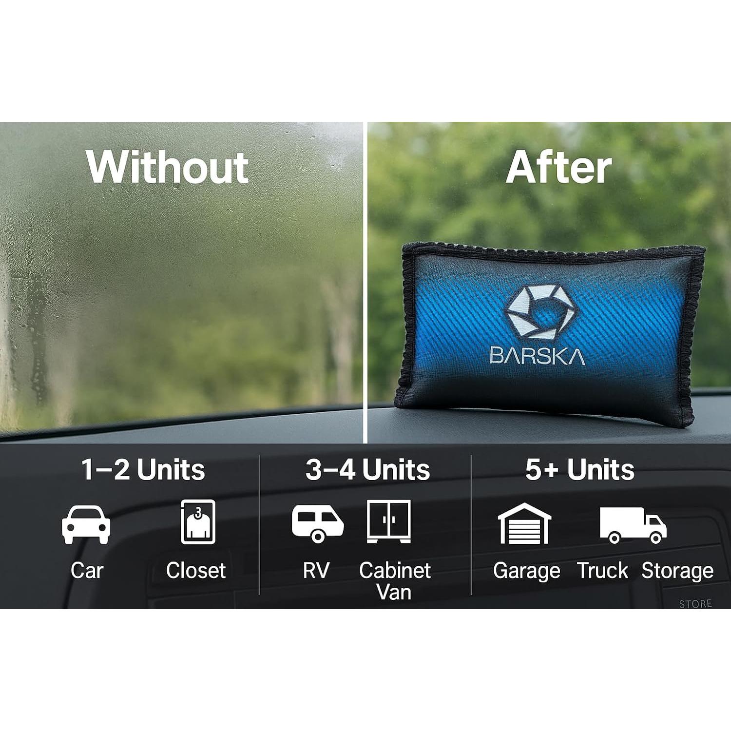 Deshumidificadores Reutilizables Barska 150g - Paquete de 2