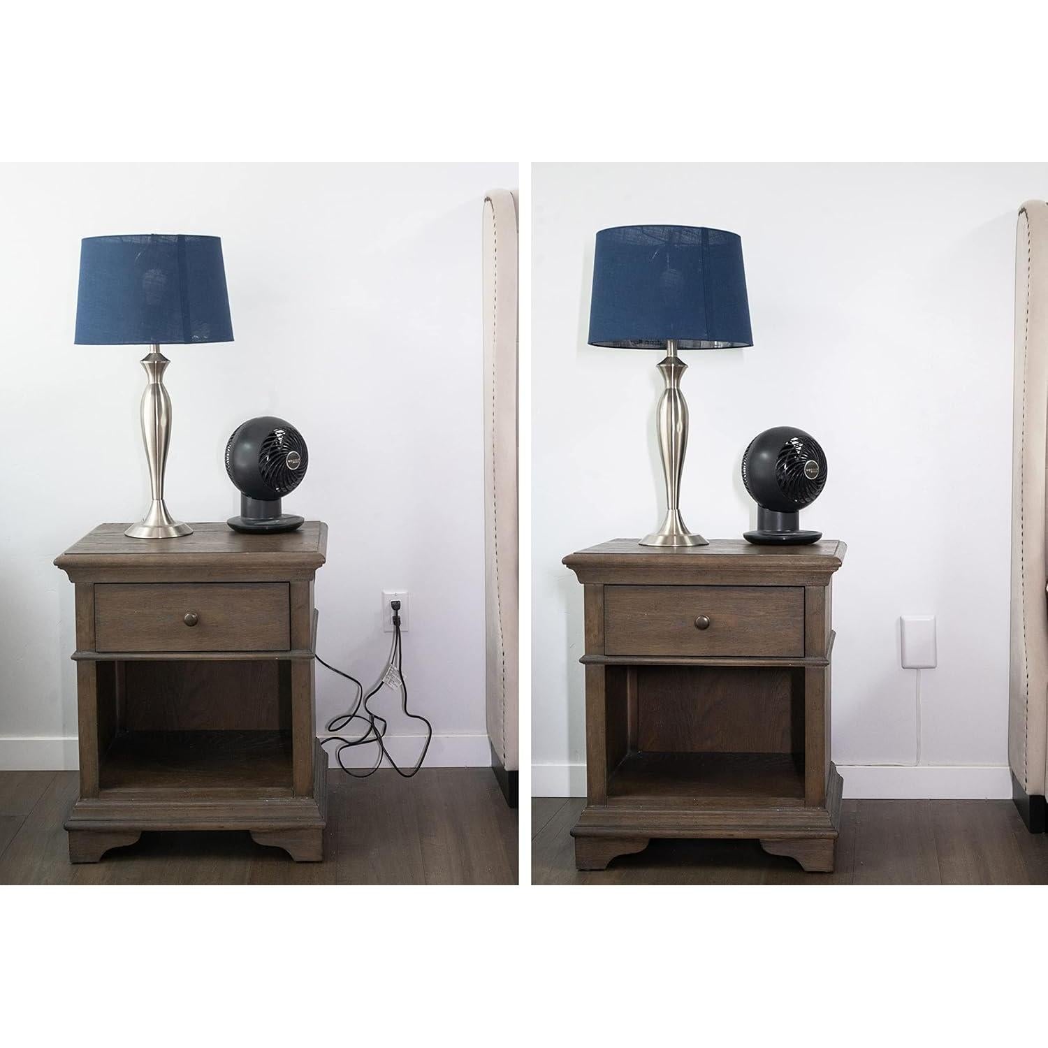 Sleek Socket Concejador de Enchufe Ultra Delgado 3 pies