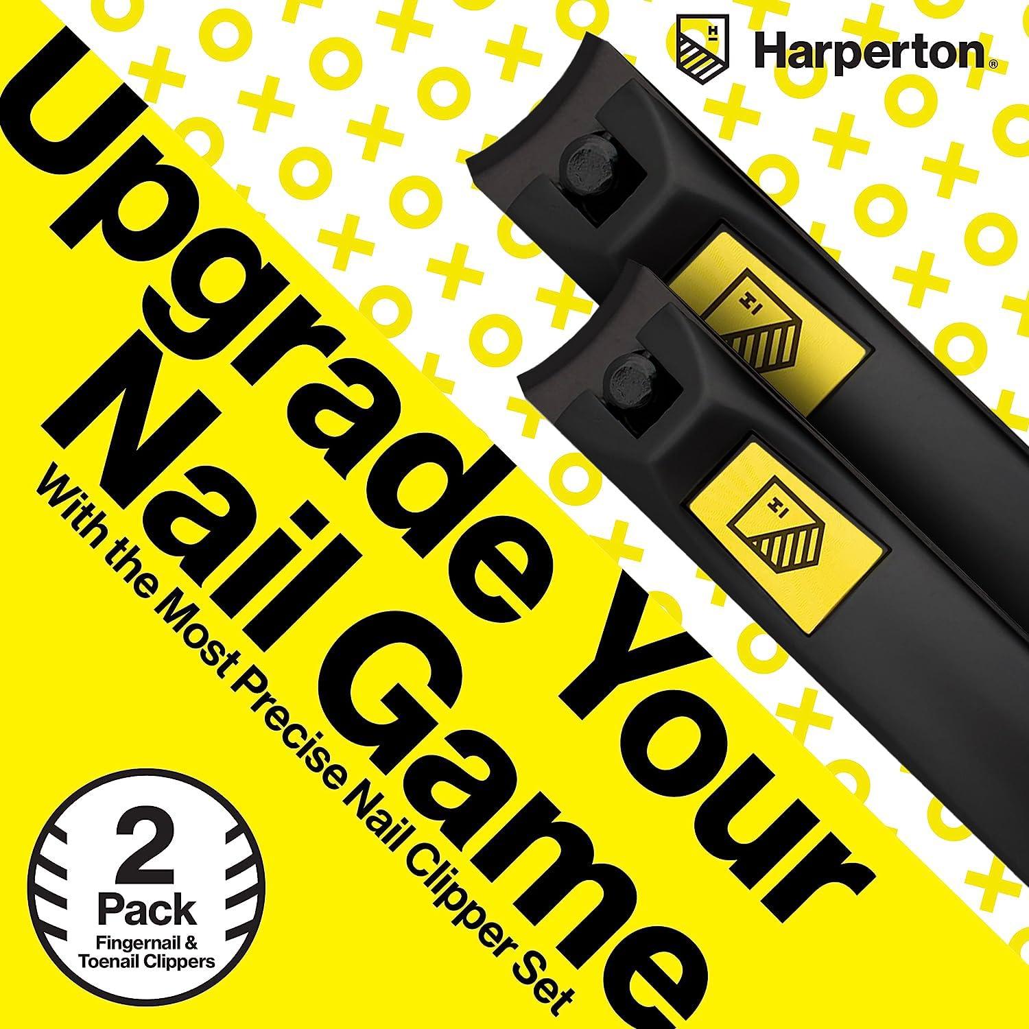 Cortauñas Gruesas Harperton - Acero Inoxidable con Estuche