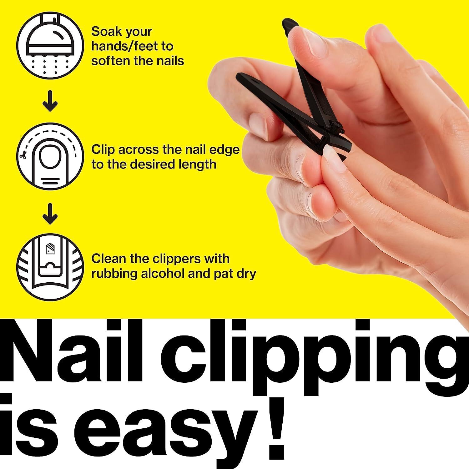 Cortauñas Gruesas Harperton - Acero Inoxidable con Estuche