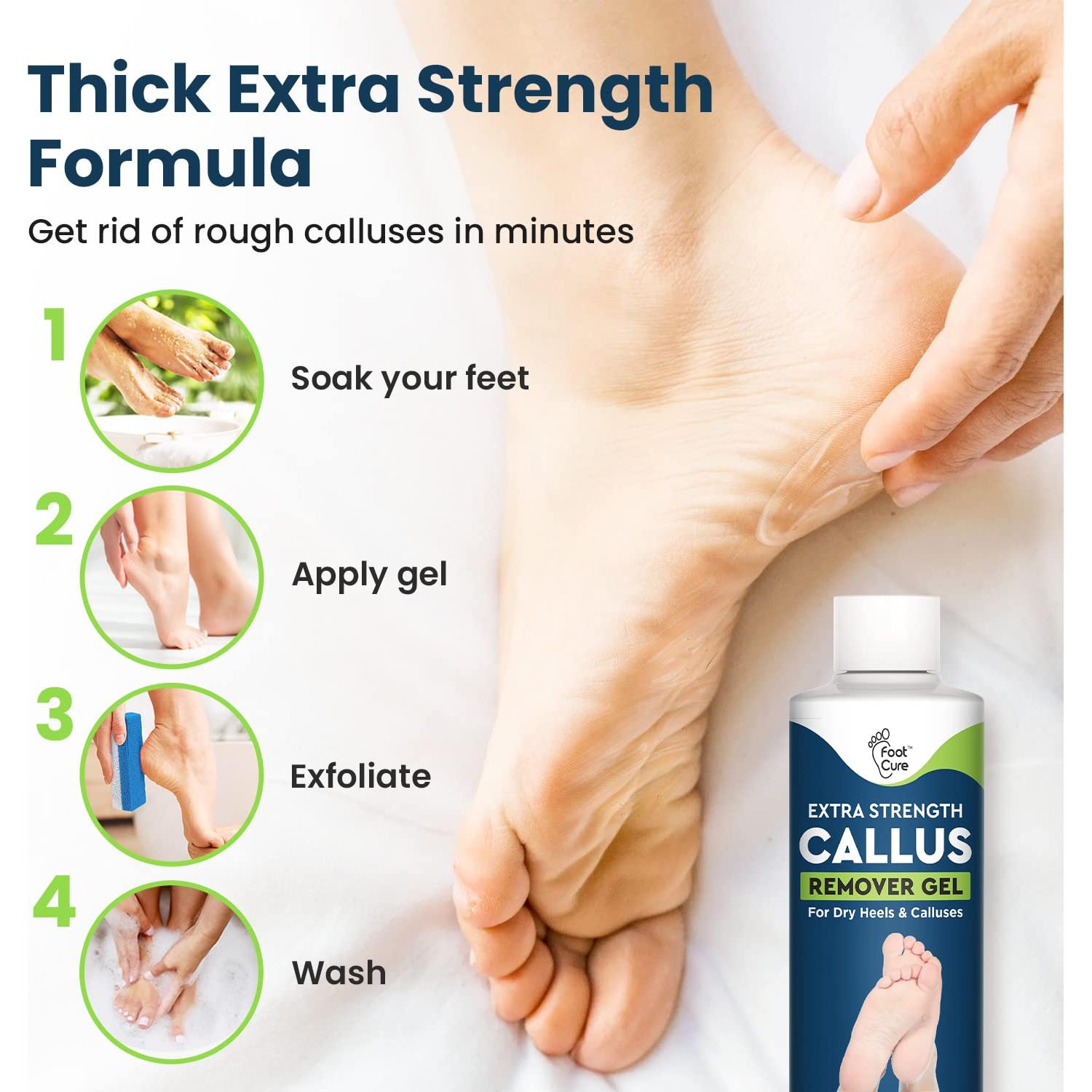 Removedor de Callos para Pies Foot Cure - Gel y Piedra Pómez